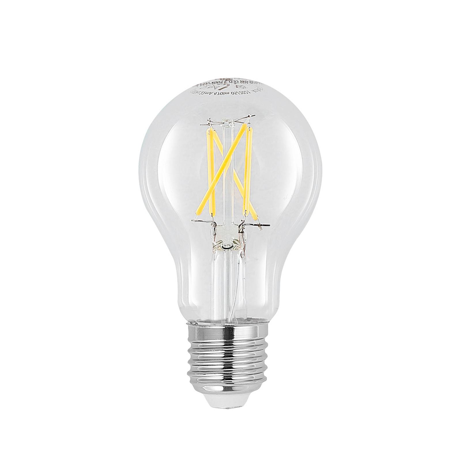 Arcchio LED-Lampe E27 4W 2.700K Filament, dimmbar, klar
