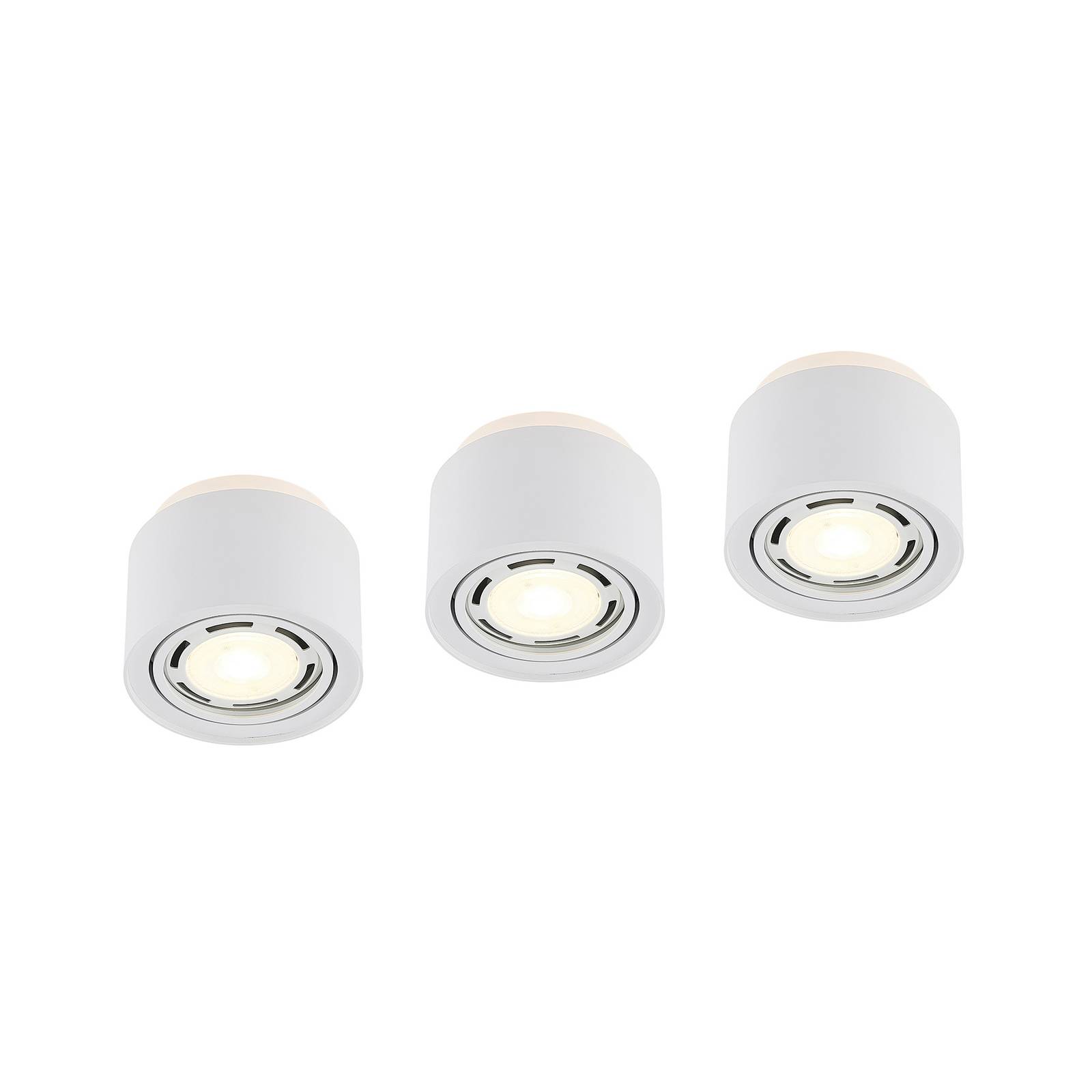 Arcchio Talima LED-Deckenlampe, rund weiß 3er-Set