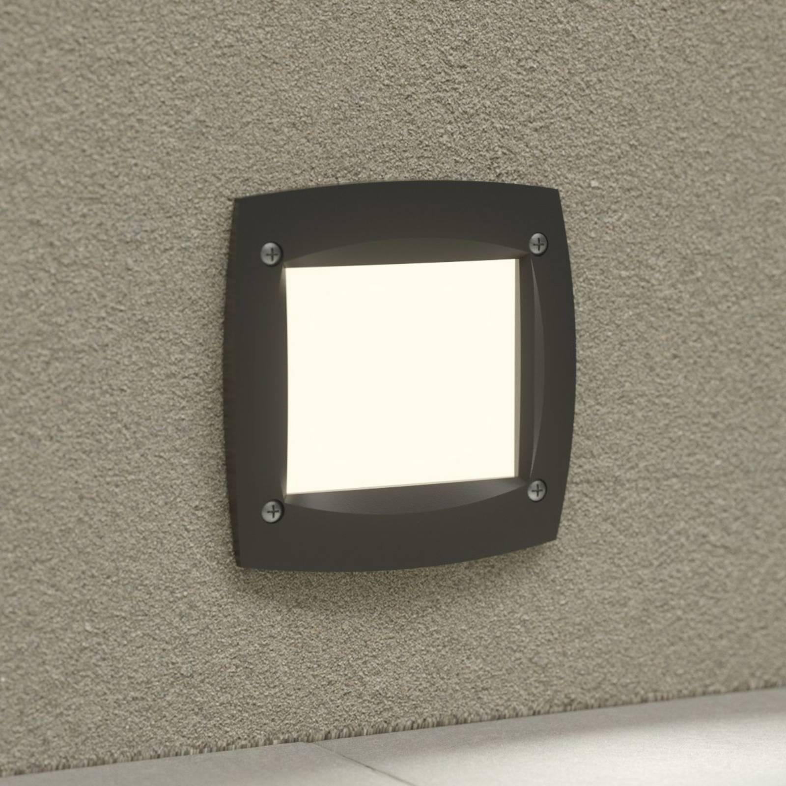 Fumagalli LED-Einbauleuchte Leti 100 Square schwarz 3W CCT