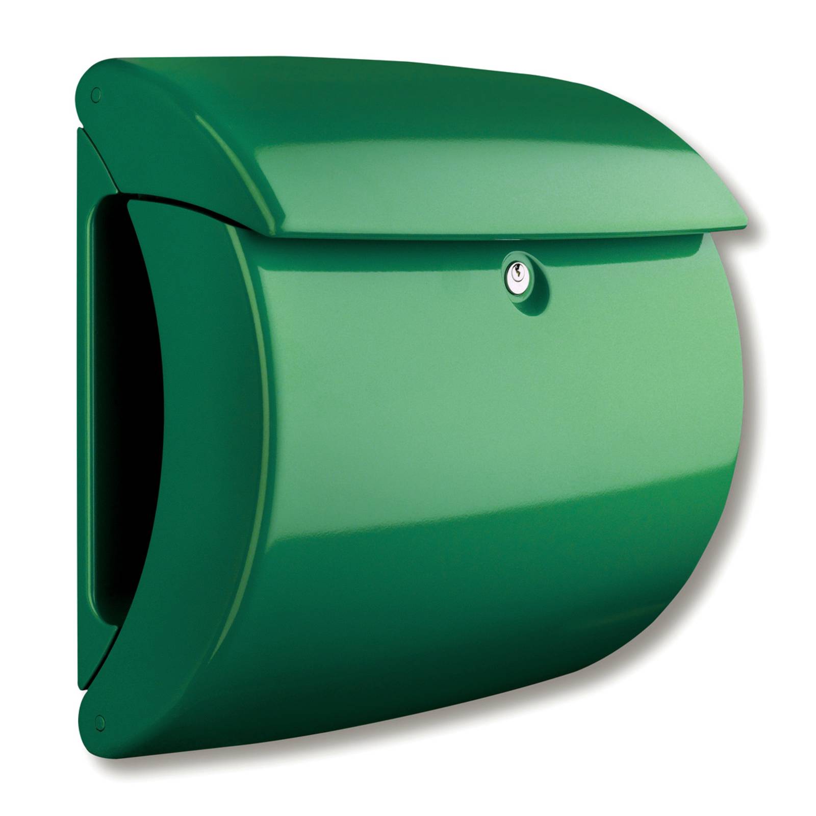Burgwächter Briefkasten Kiel aus Kunststoff, grün