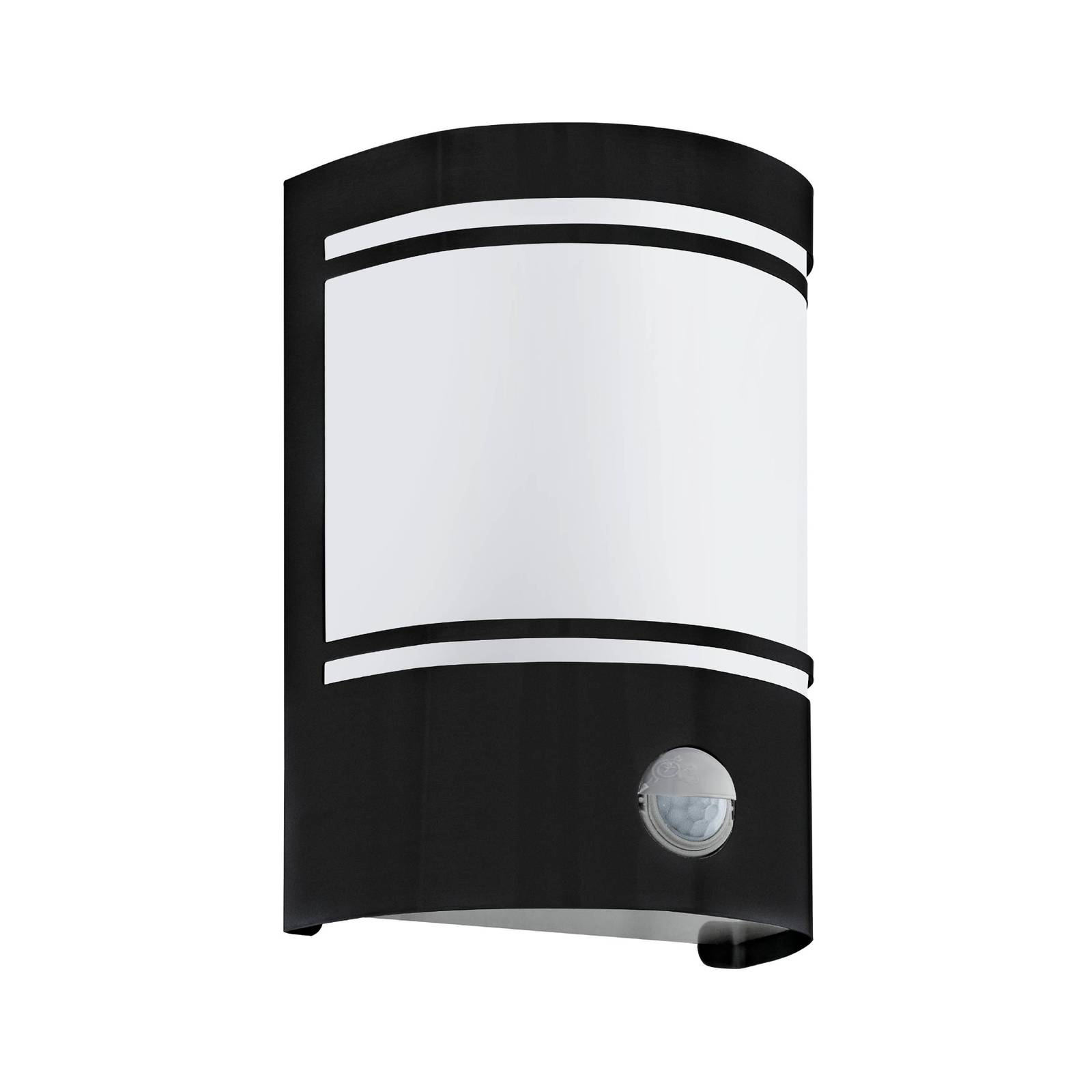 EGLO Außenwandlampe Cerno mit Bewegungsmelder, schwarz