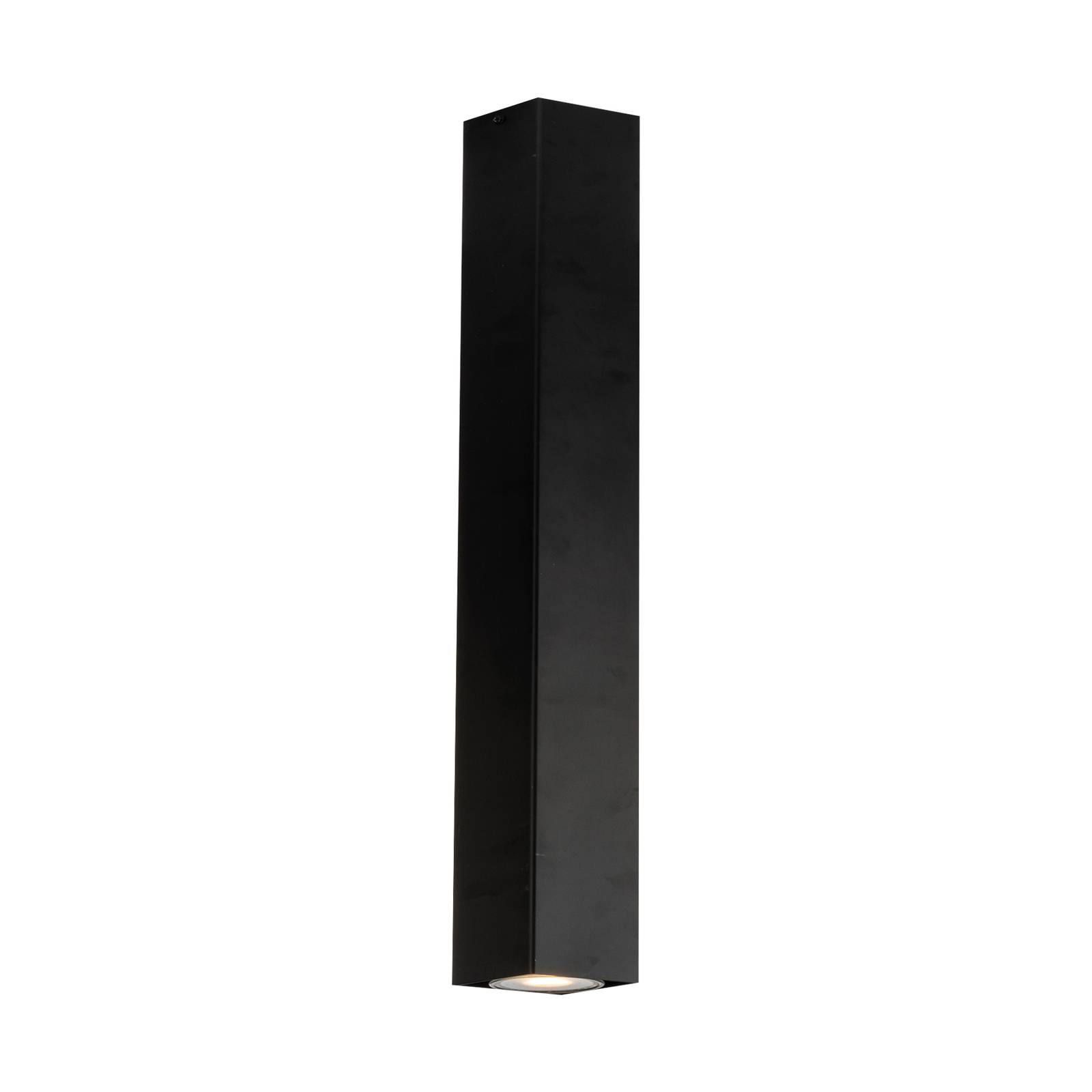 Eco-Light Downlight Fluke in eckiger Form Höhe 40 cm schwarz