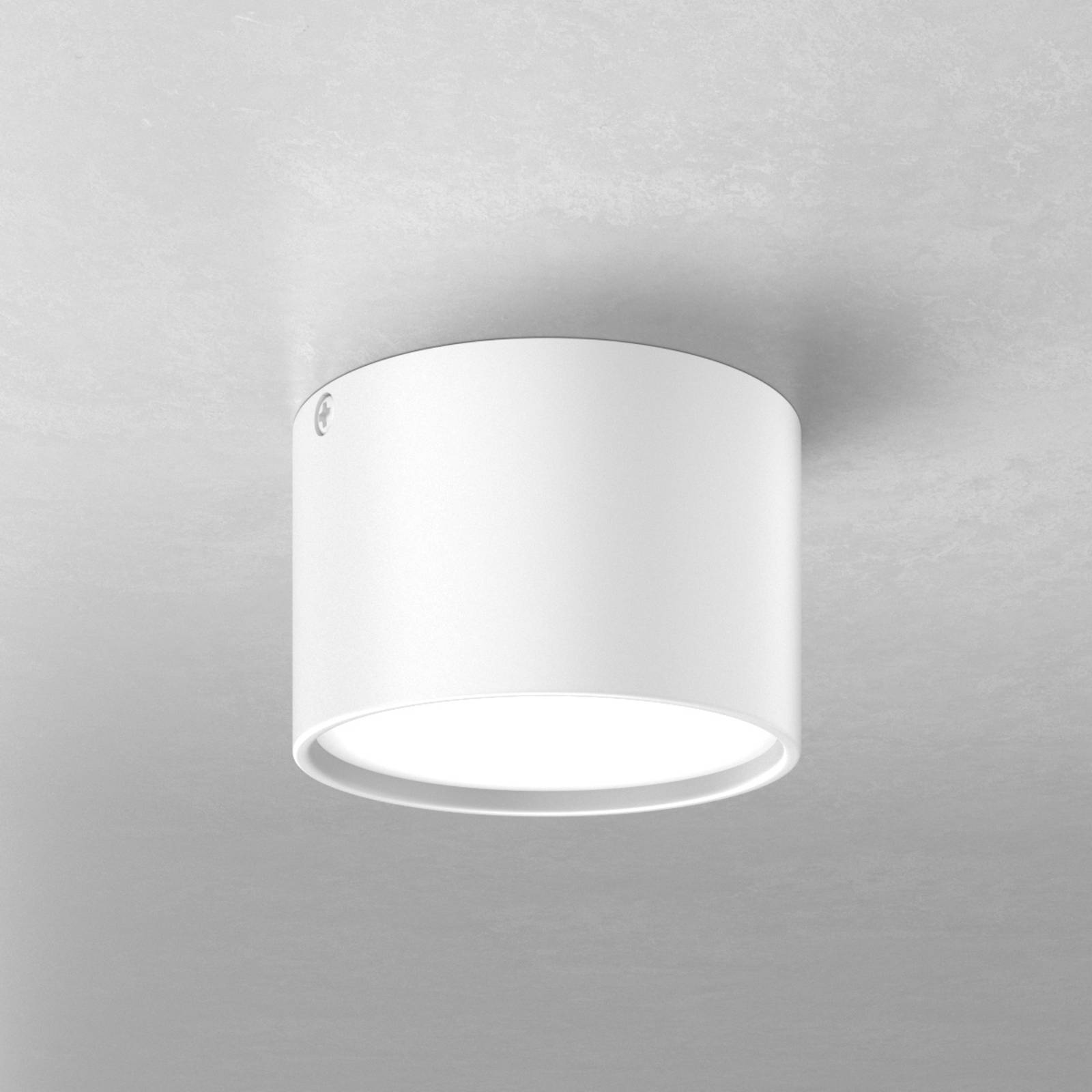 Ailati Runde LED-Deckenlampe Mine, weiß 9 cm