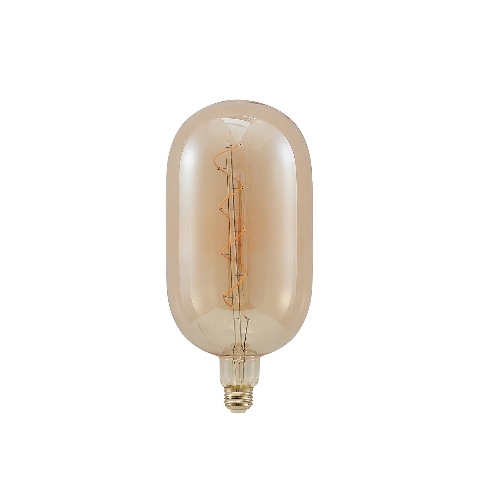 Lucande LED-Lampe E27 T140 4W 2.200K dimmbar amber