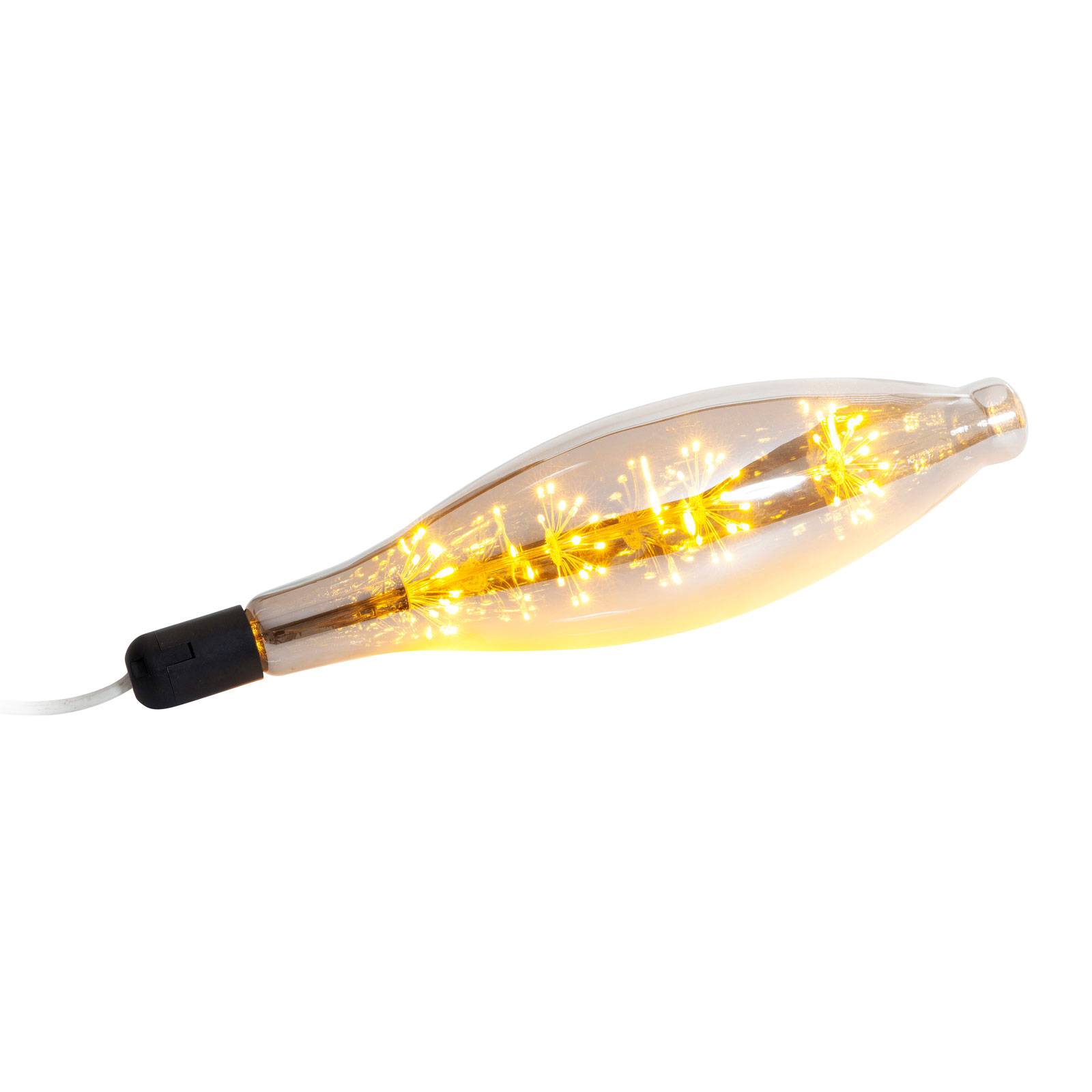 KARE LED-Lampe E27 3 W 2.200 K Fireworks lang