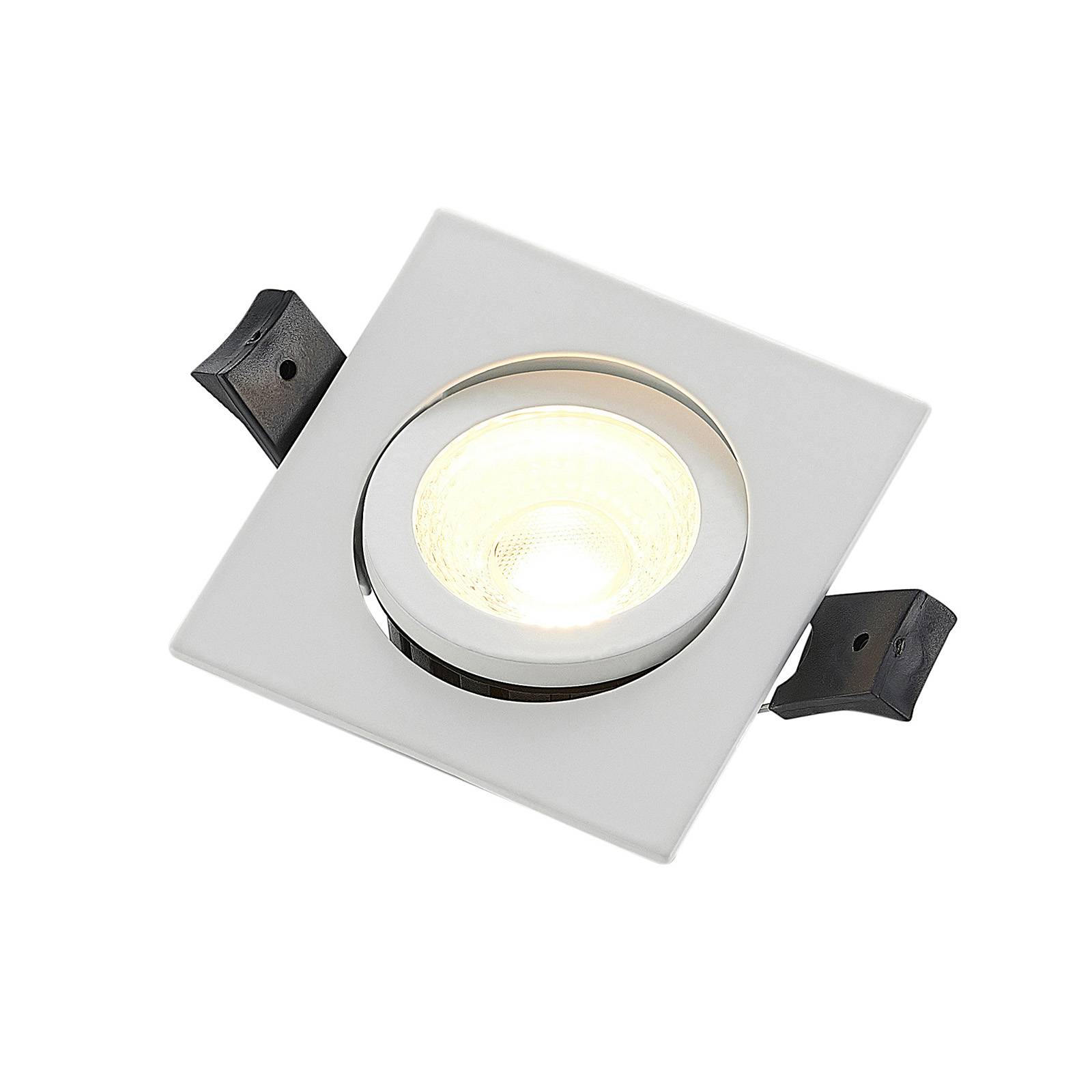 Arcchio Dacio LED-Downlight eckig 36° IP65, 6,3W