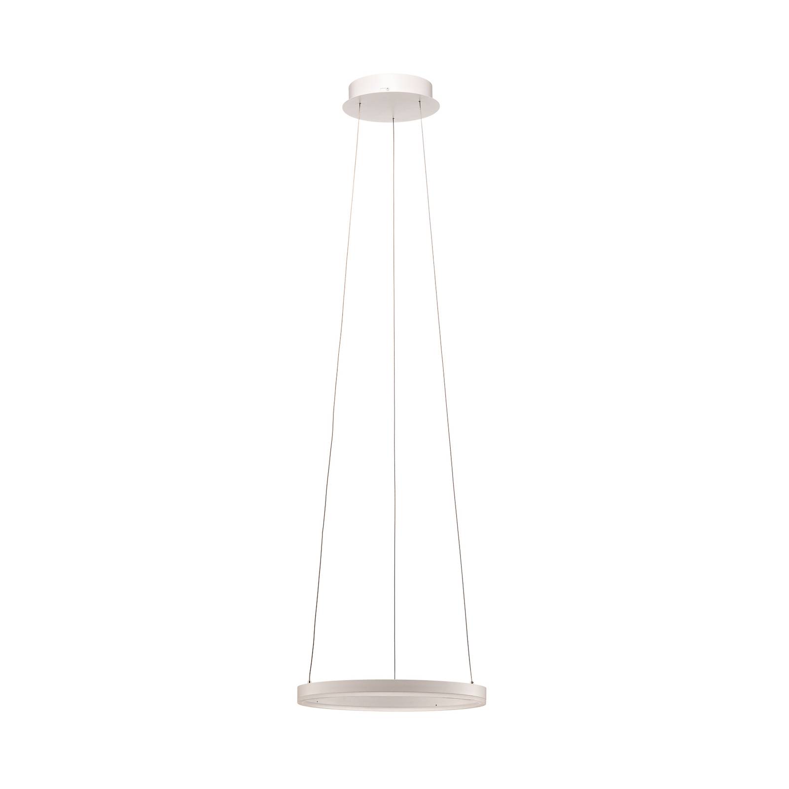 Arcchio Albiona LED-Hängeleuchte, weiß, 40 cm