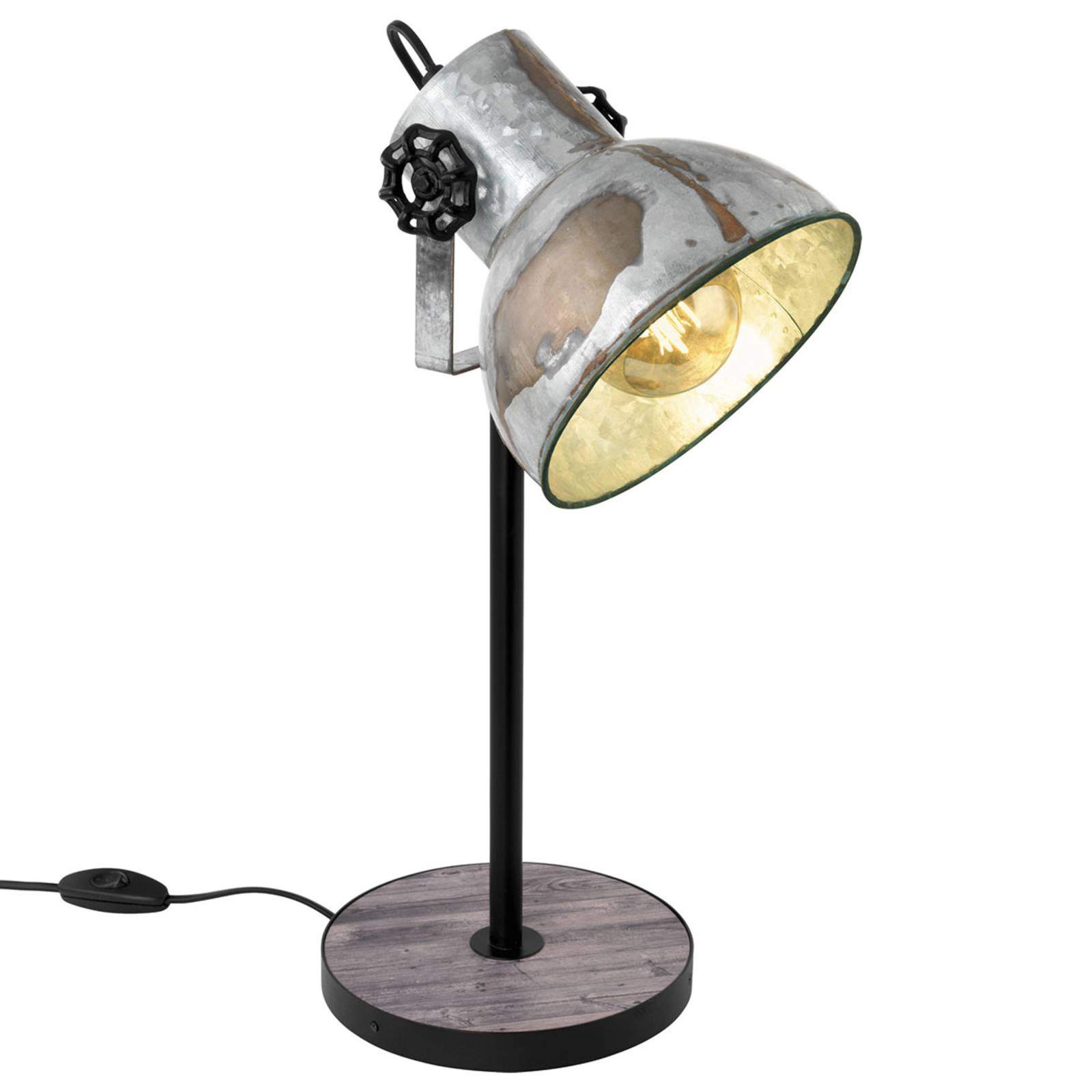 EGLO Tischlampe Barnstaple im Industrie-Design