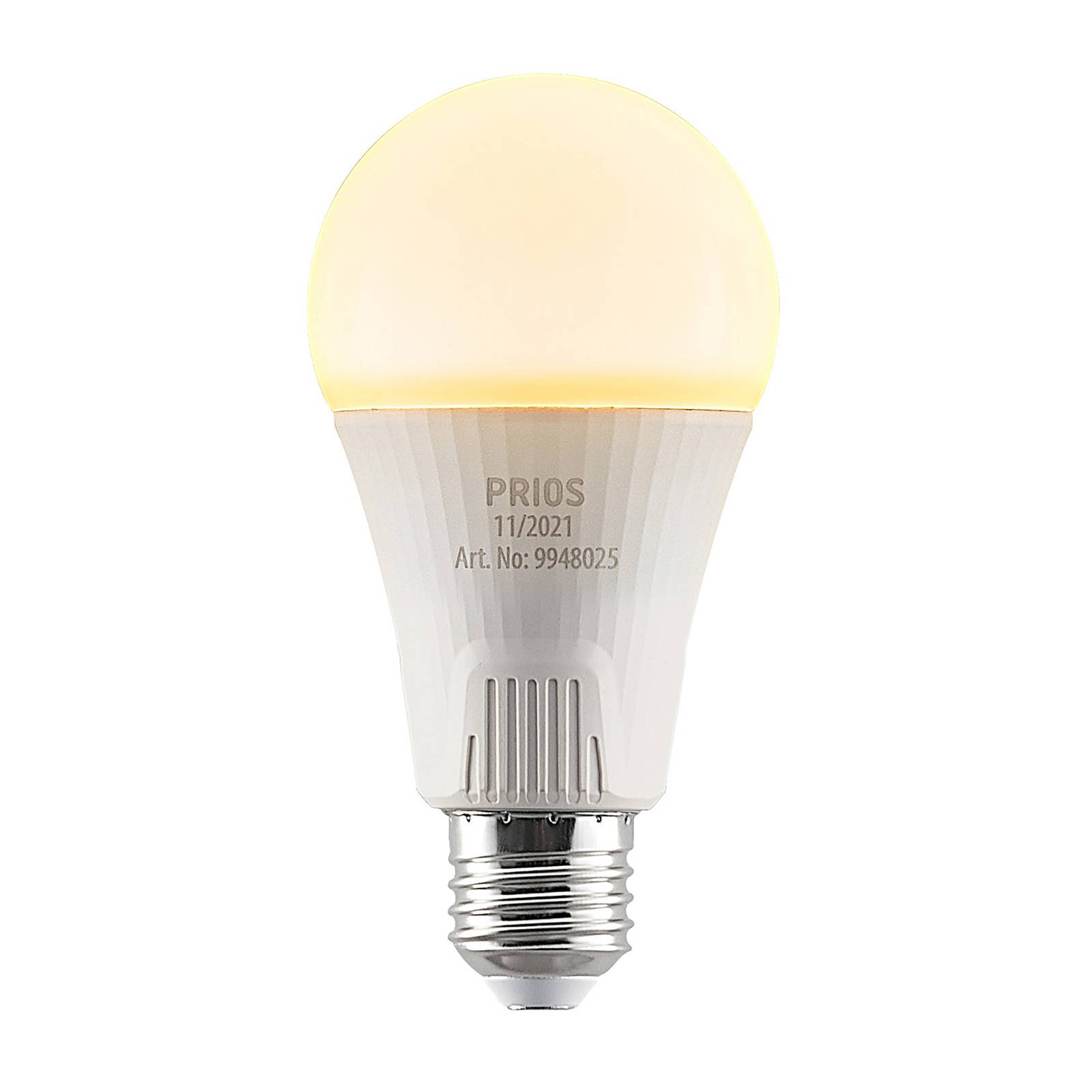 PRIOS LED-Lampe E27 A65 15W weiß 2.700K