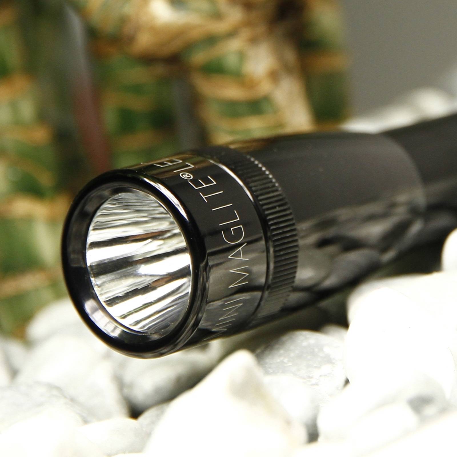 Nützliche Taschenlampe LED Mini-Maglite, schwarz