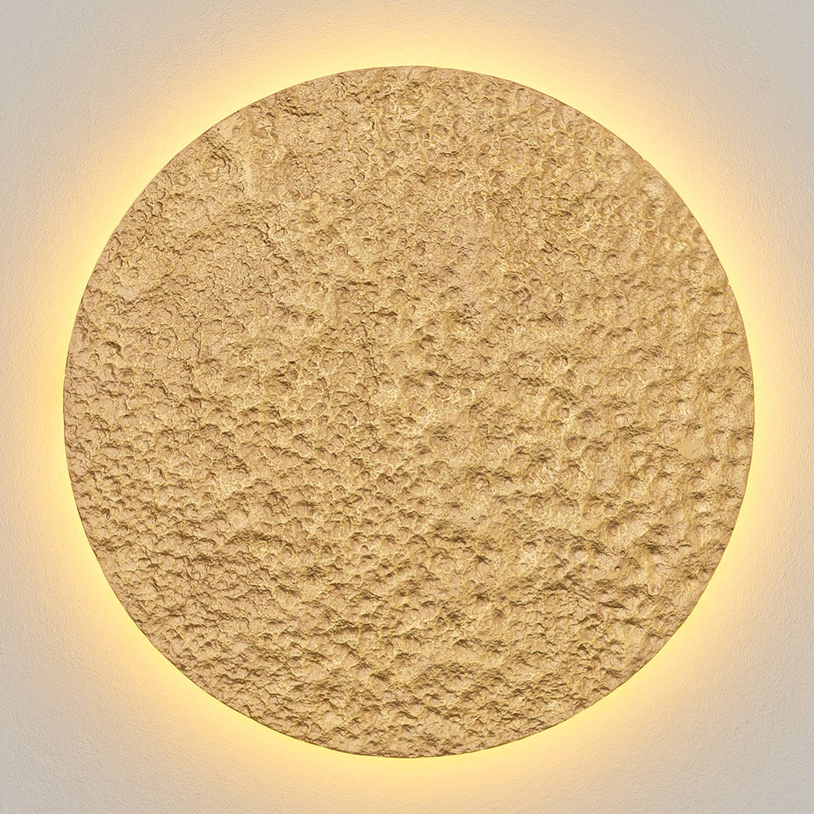 Holländer LED-Wandleuchte Meteor, Ø 55 cm, gold