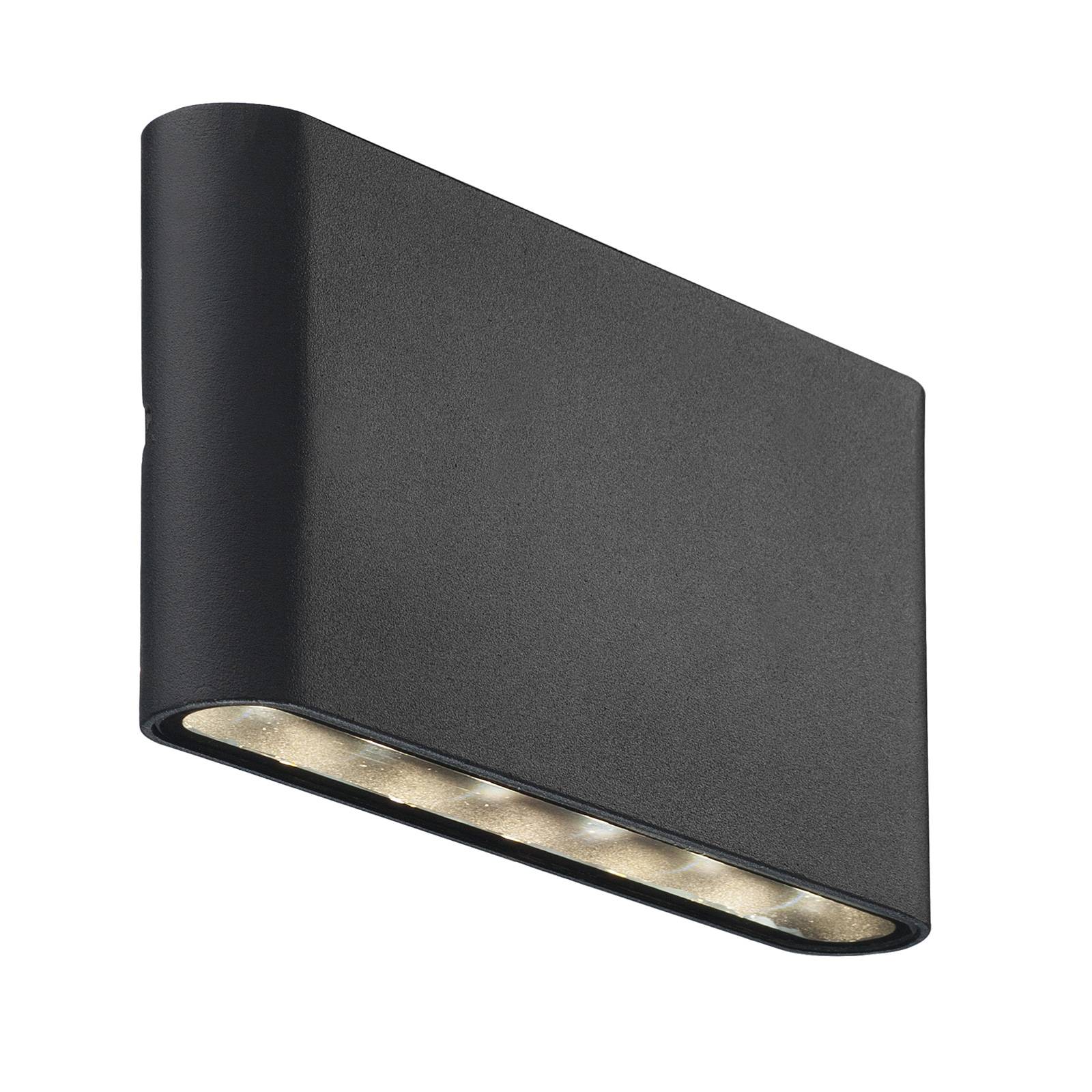 Nordlux LED-Außenwandleuchte Kinver flache Form, schwarz