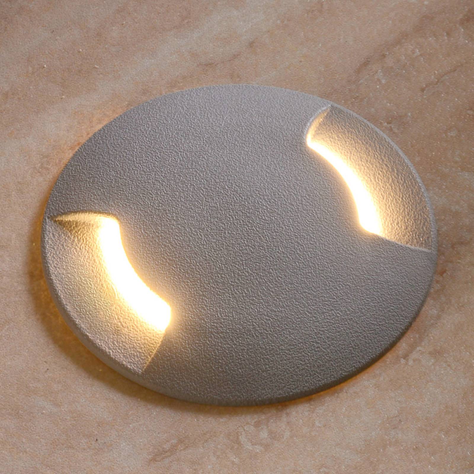 Fumagalli LED-Boden-Einbauleuchte Ceci 120-2L grau CCT