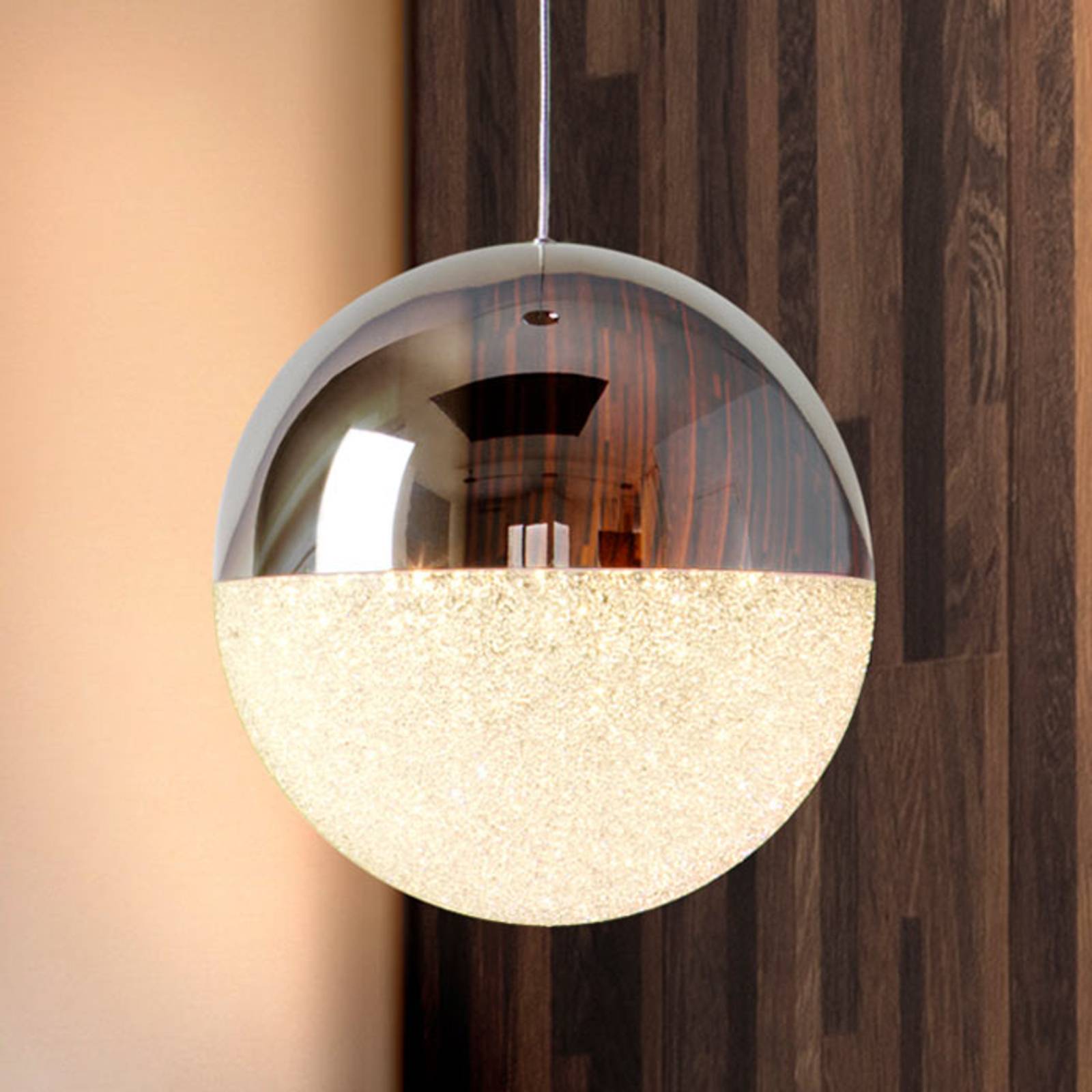 Schuller Valencia Kugelförmige LED-Hängeleuchte Sphere, Ø 20 cm