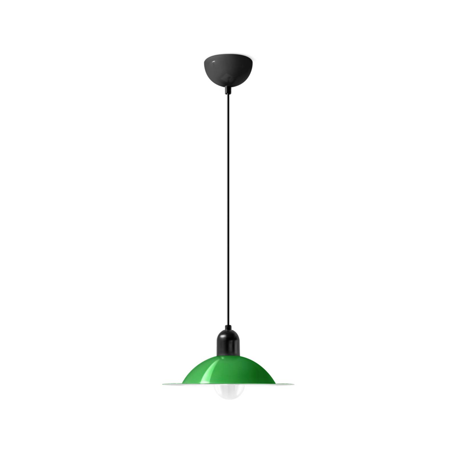 Stilnovo Lampiatta LED-Hängelampe, Ø 28cm, grün