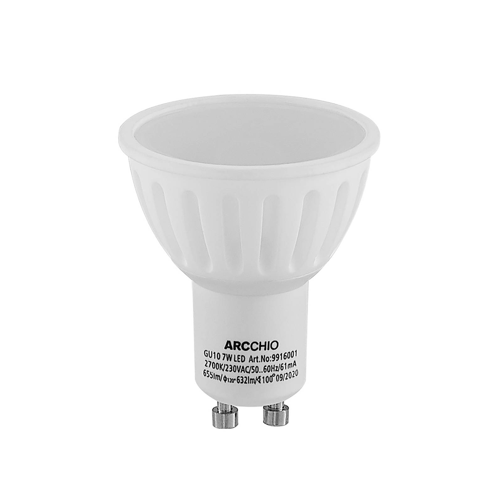 Arcchio LED-Reflektor GU10 100° 7W 2.700K