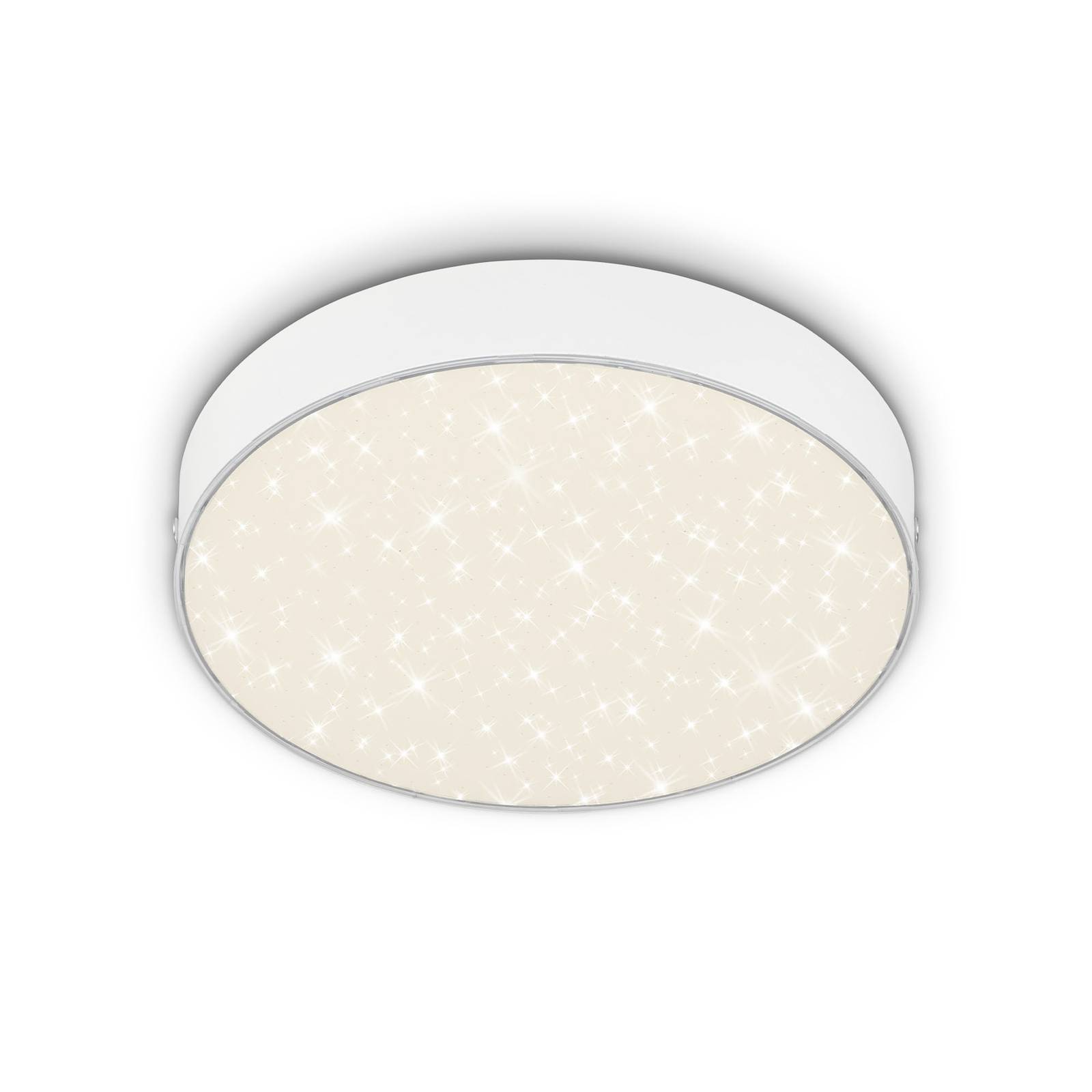 Briloner LED-Deckenleuchte Flame Star, Ø 21,2 cm, weiß