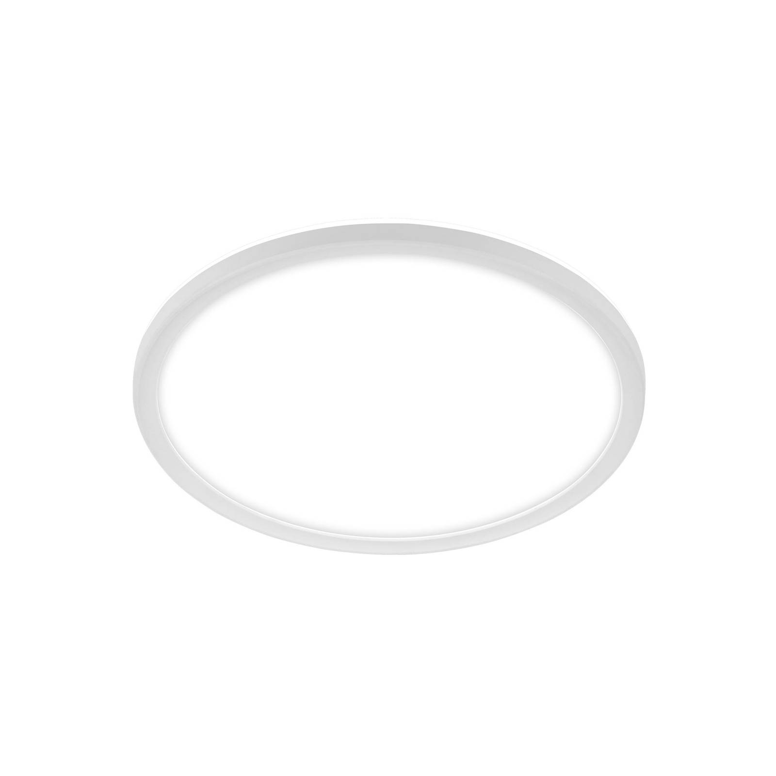 Briloner LED-Bad-Deckenleuchte Slim Drip, weiß, Ø 42 cm