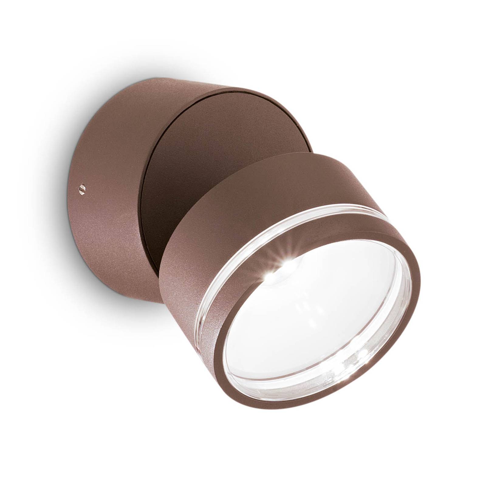 Ideallux Ideal Lux Omega Round LED-Wandlampe 4.000K Kaffee