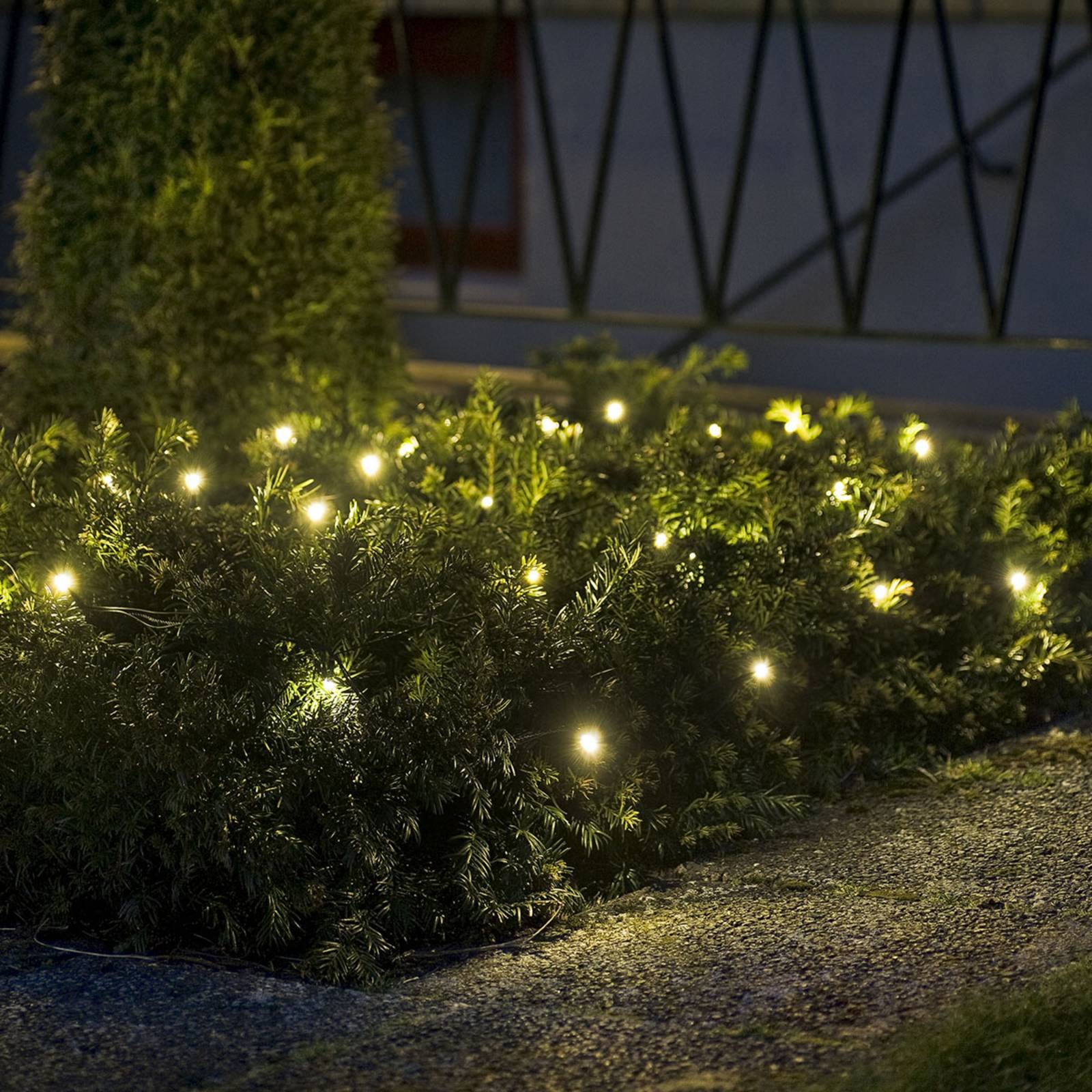 Konstsmide Christmas LED Lichternetz 64-flammig, warmweiß 2m