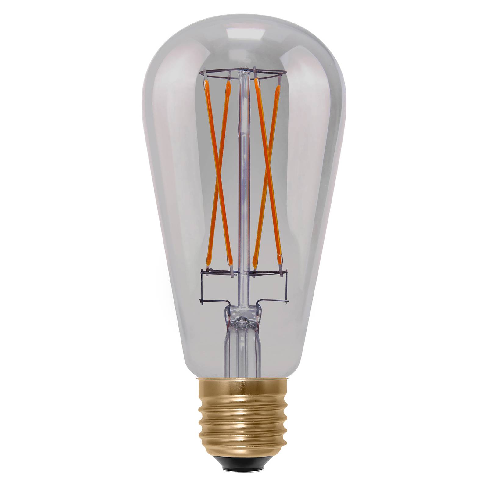 SEGULA LED-RustikalampeE27 5W Long Style grau