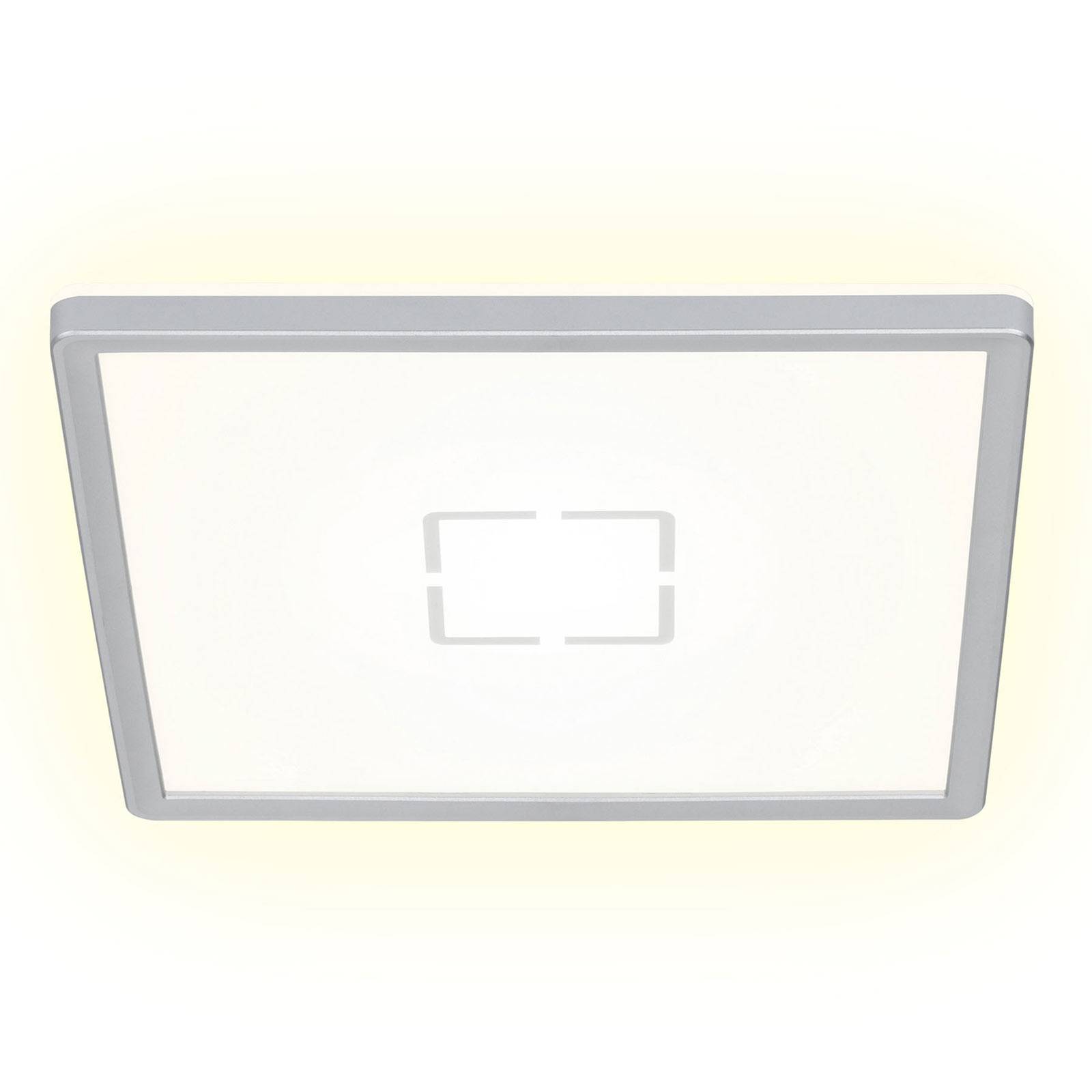 Briloner LED-Deckenlampe Free, 29 x 29 cm, silber