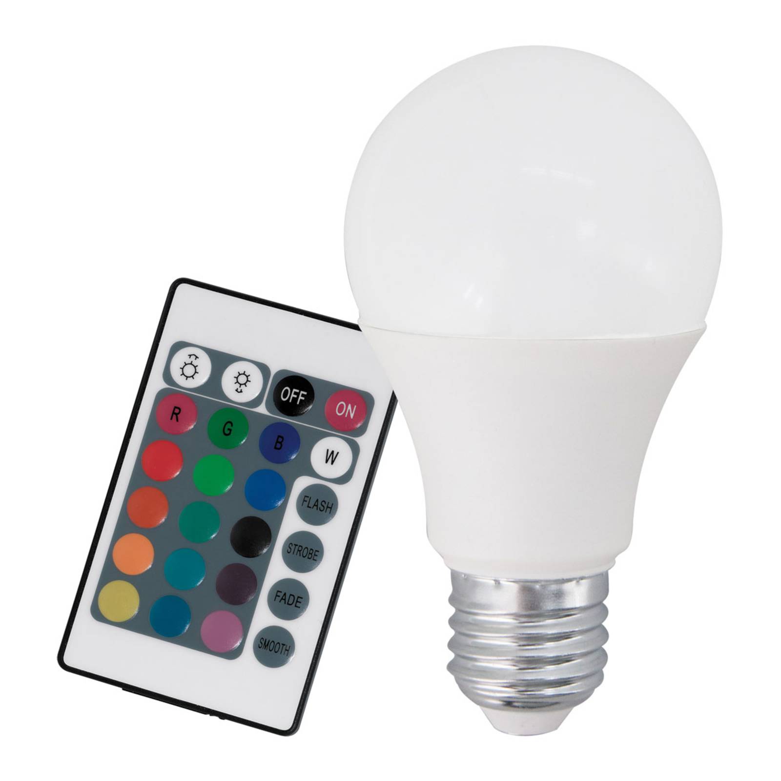 EGLO LED-Lampe E27 9W RGB+warmweiß mit Fernbedienung
