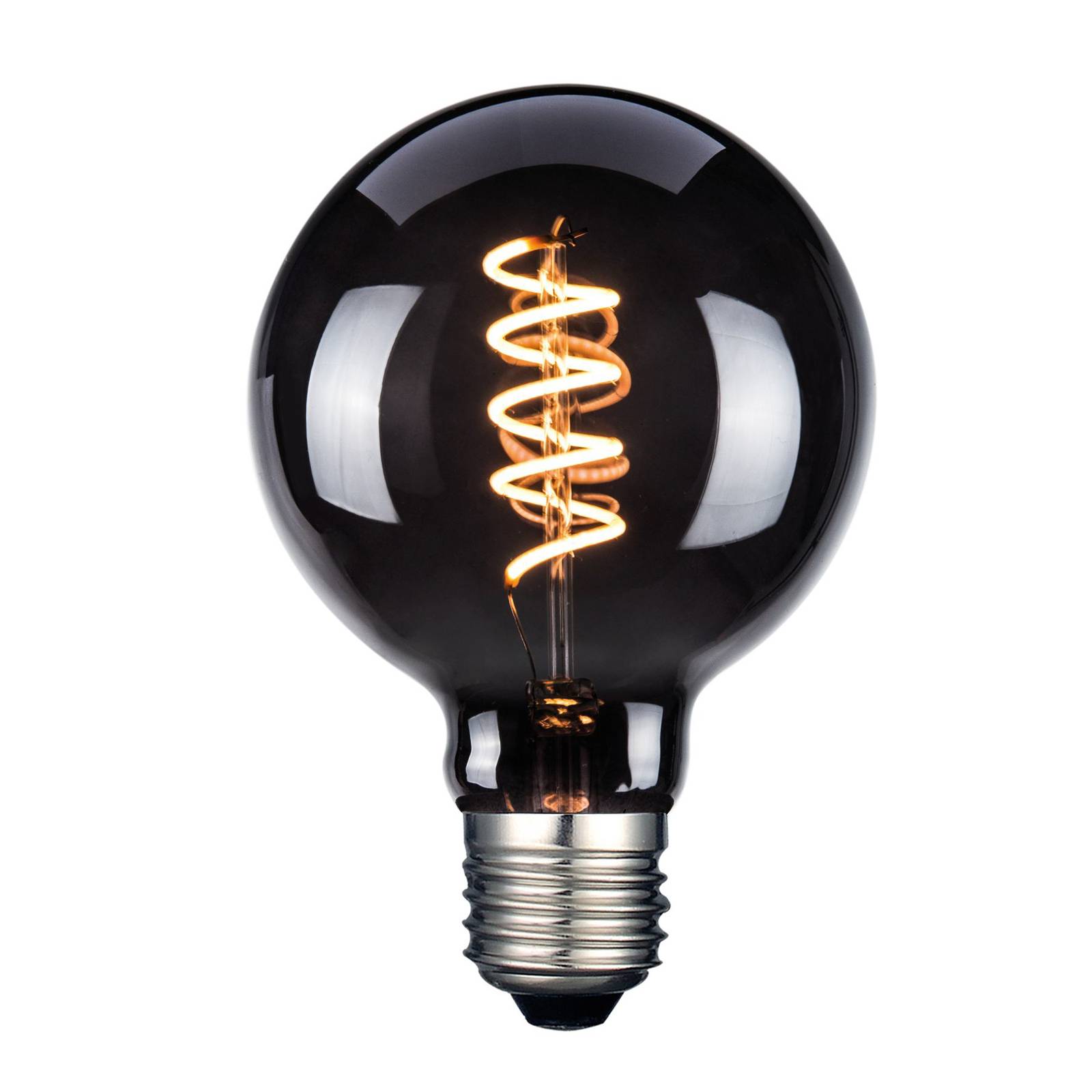 FH Lighting LED-Leuchtmittel, E27, G95, rauchfarben, 4 W, 1800 K, 60 lm