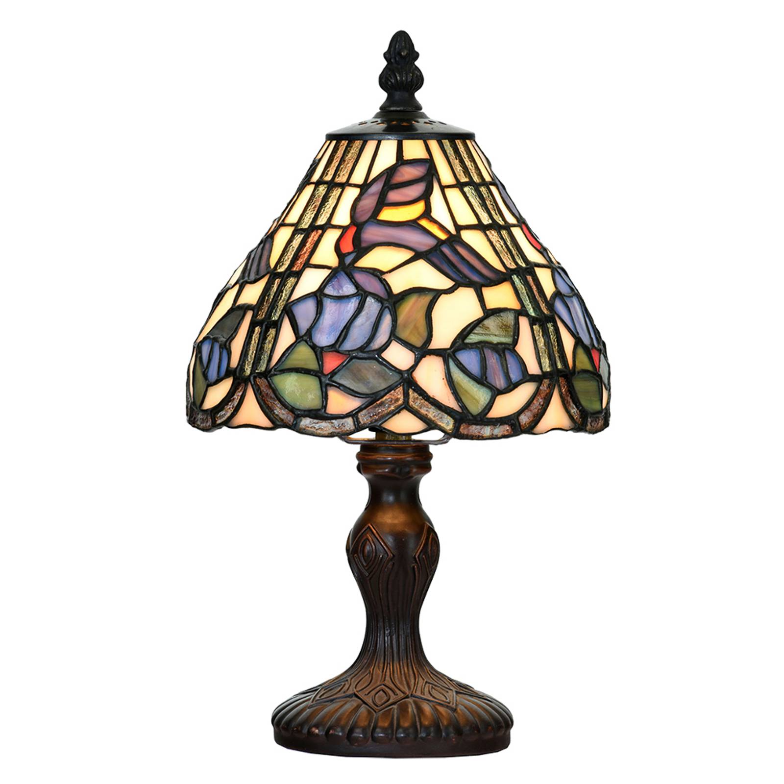Clayre&Eef Tischlampe 5LL-6181 im Tiffany-Stil, Ø 18cm