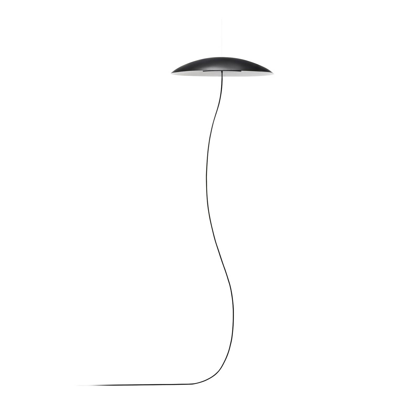 LEDS-C4 Noway Single LED-Stehlampe gebogen schwarz