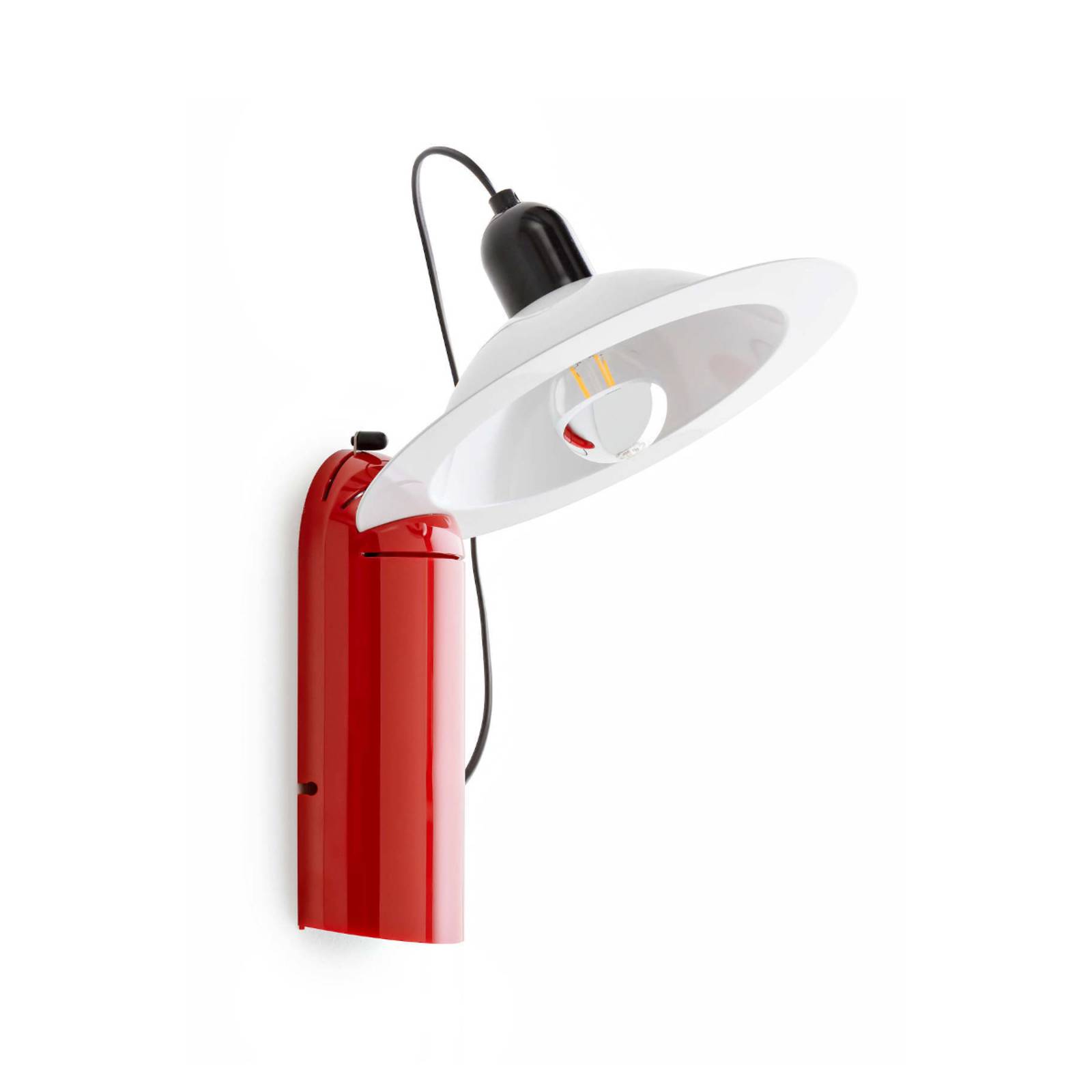 Stilnovo Lampiatta LED-Wand-/Tischleuchte, rot