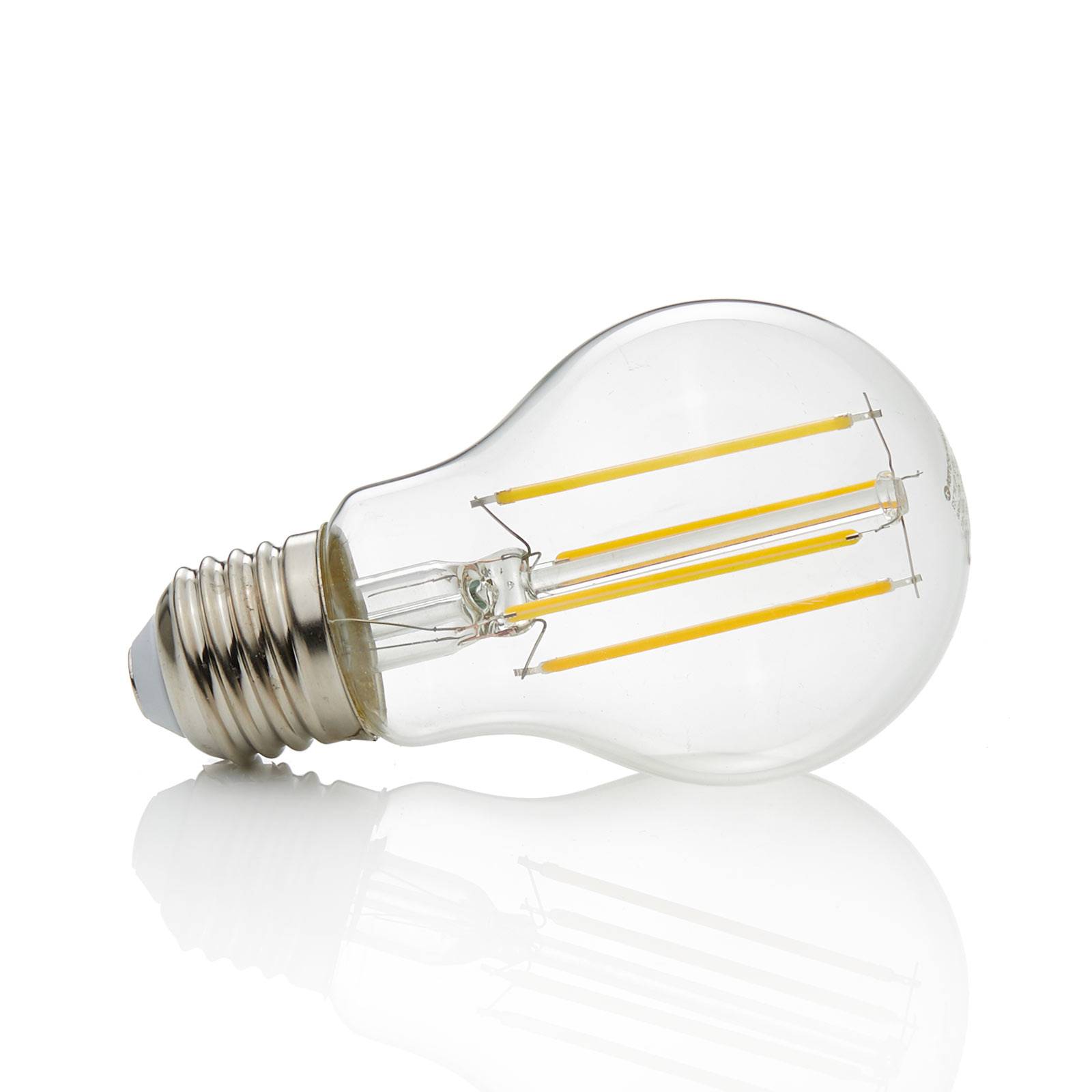 LINDBY E27 LED-Lampe Filament 7W, 806 lm,  2.700K, klar