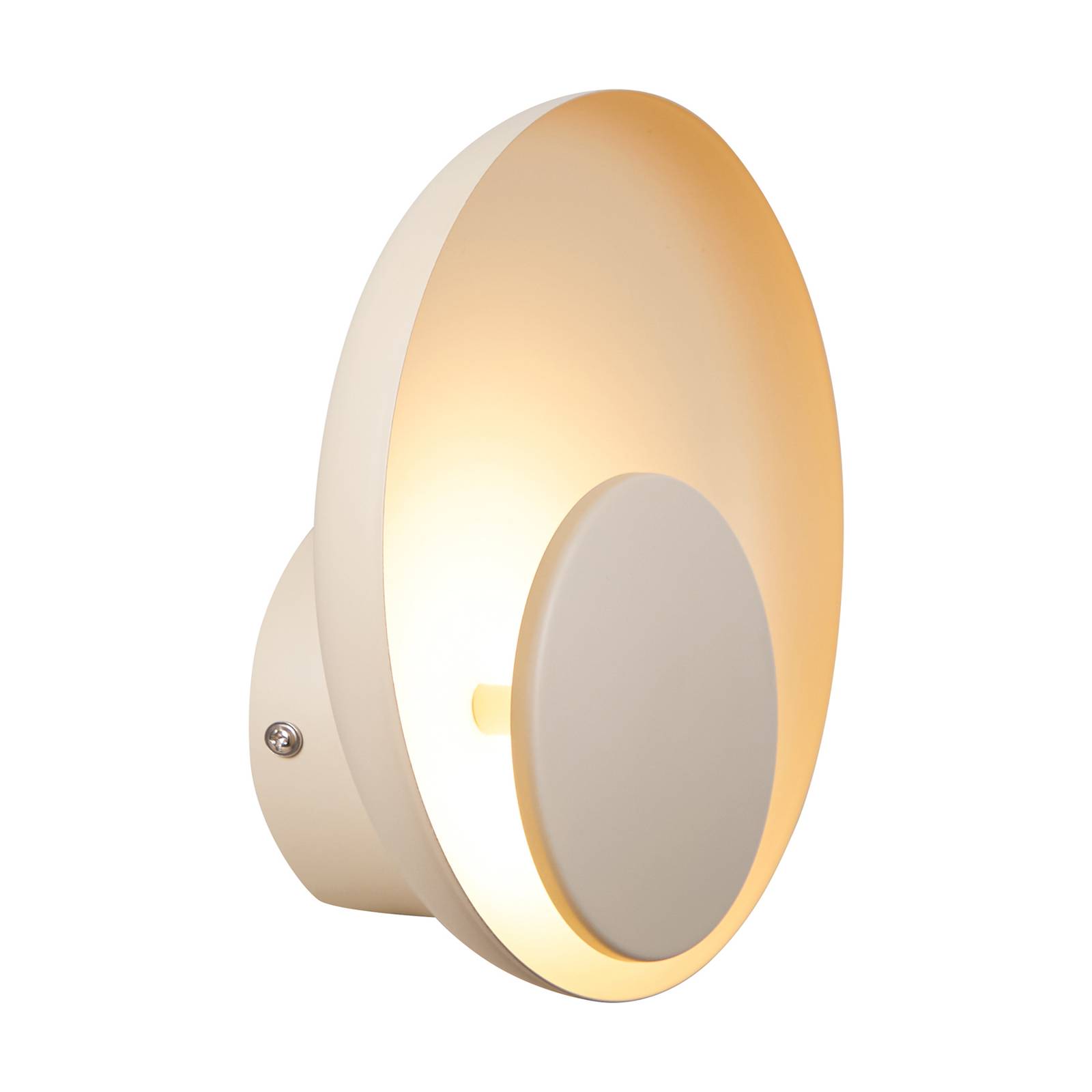 Nordlux LED-Wandleuchte Marsi mit Kabel/Stecker, beige