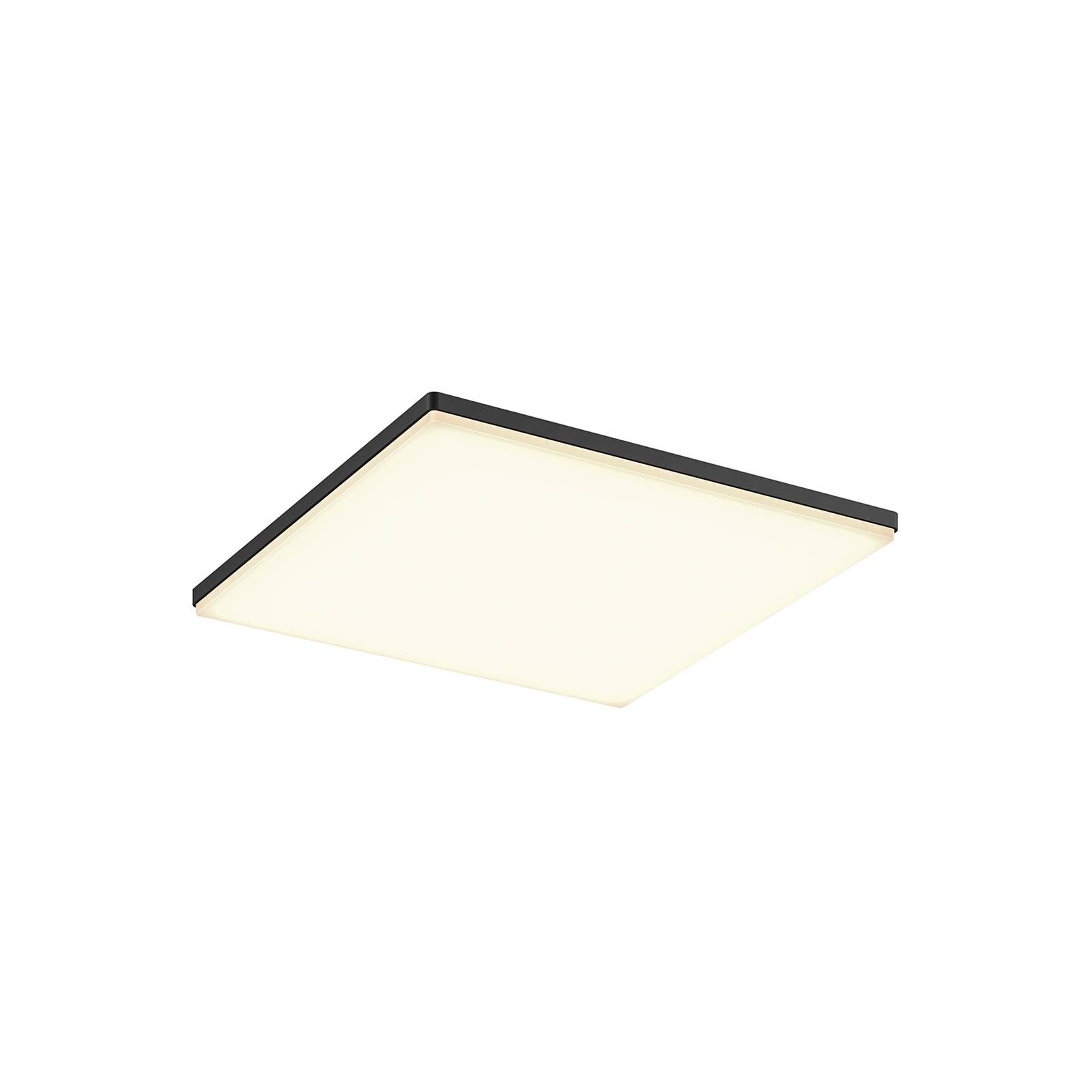 LUCANDE Quadratische LED-Deckenleuchte Henni für außen
