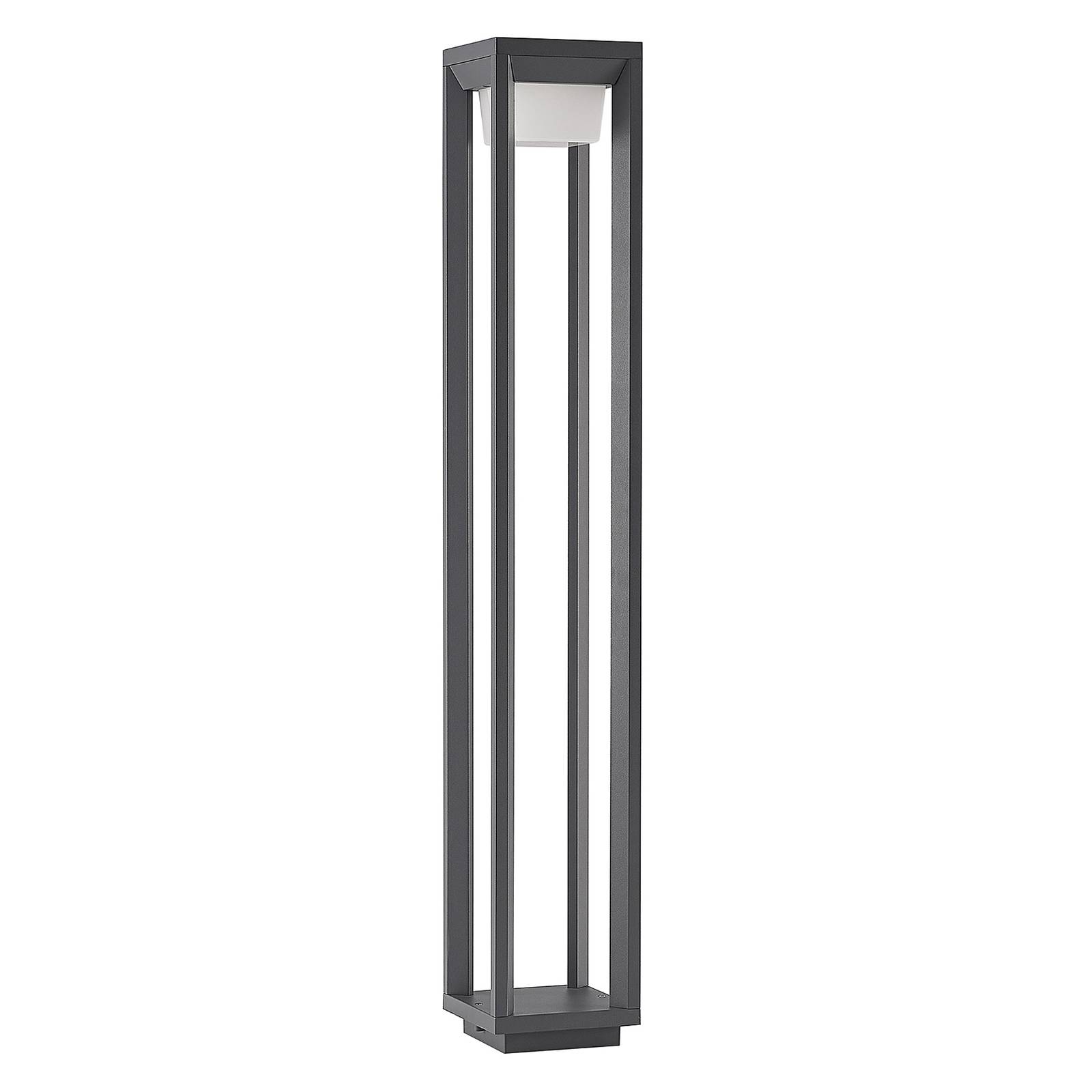 Prios Gamion LED-Wegeleuchte aus Aluminium, 90 cm
