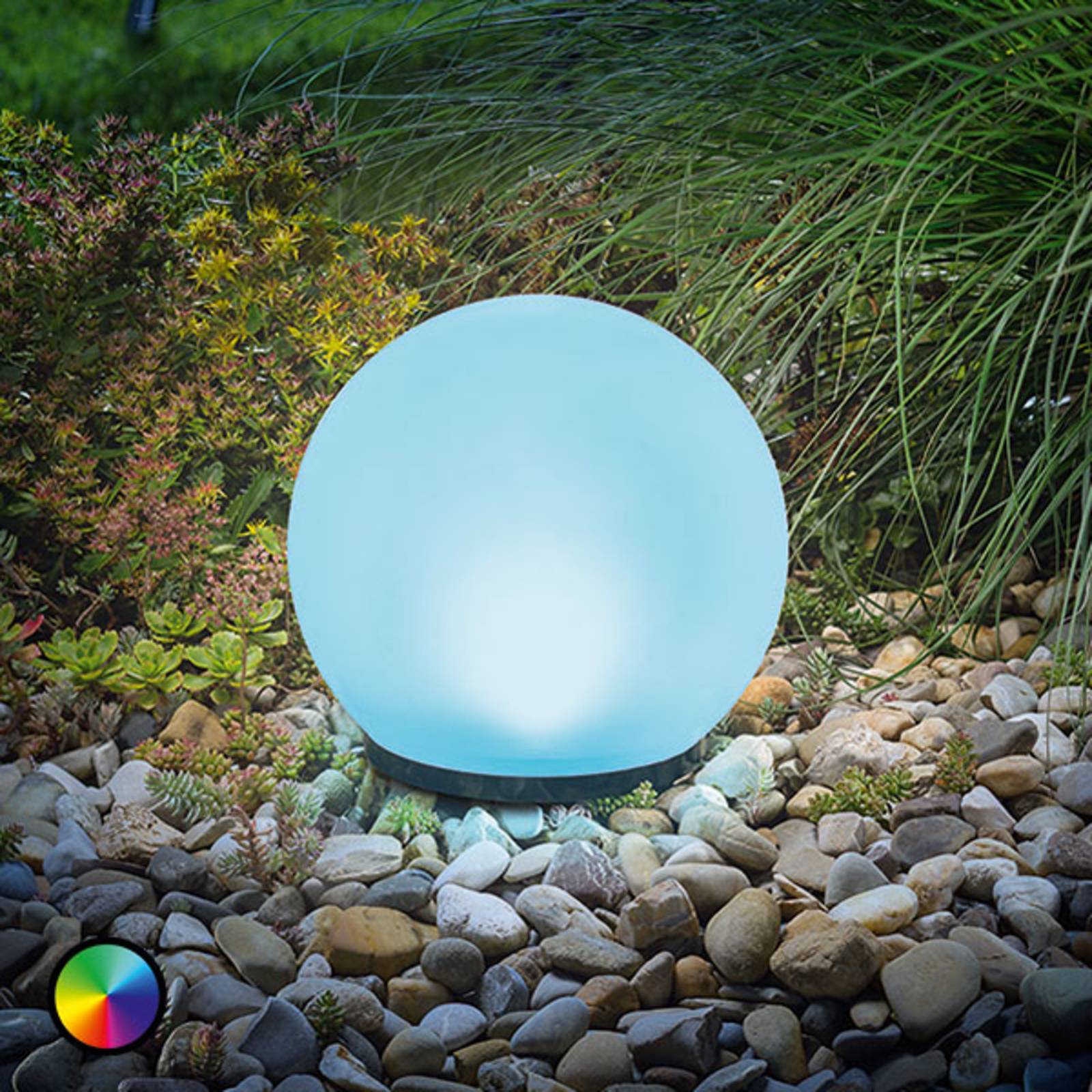 Esotec LED-Dekoleuchte Solarball multicolour, Ø 20 cm