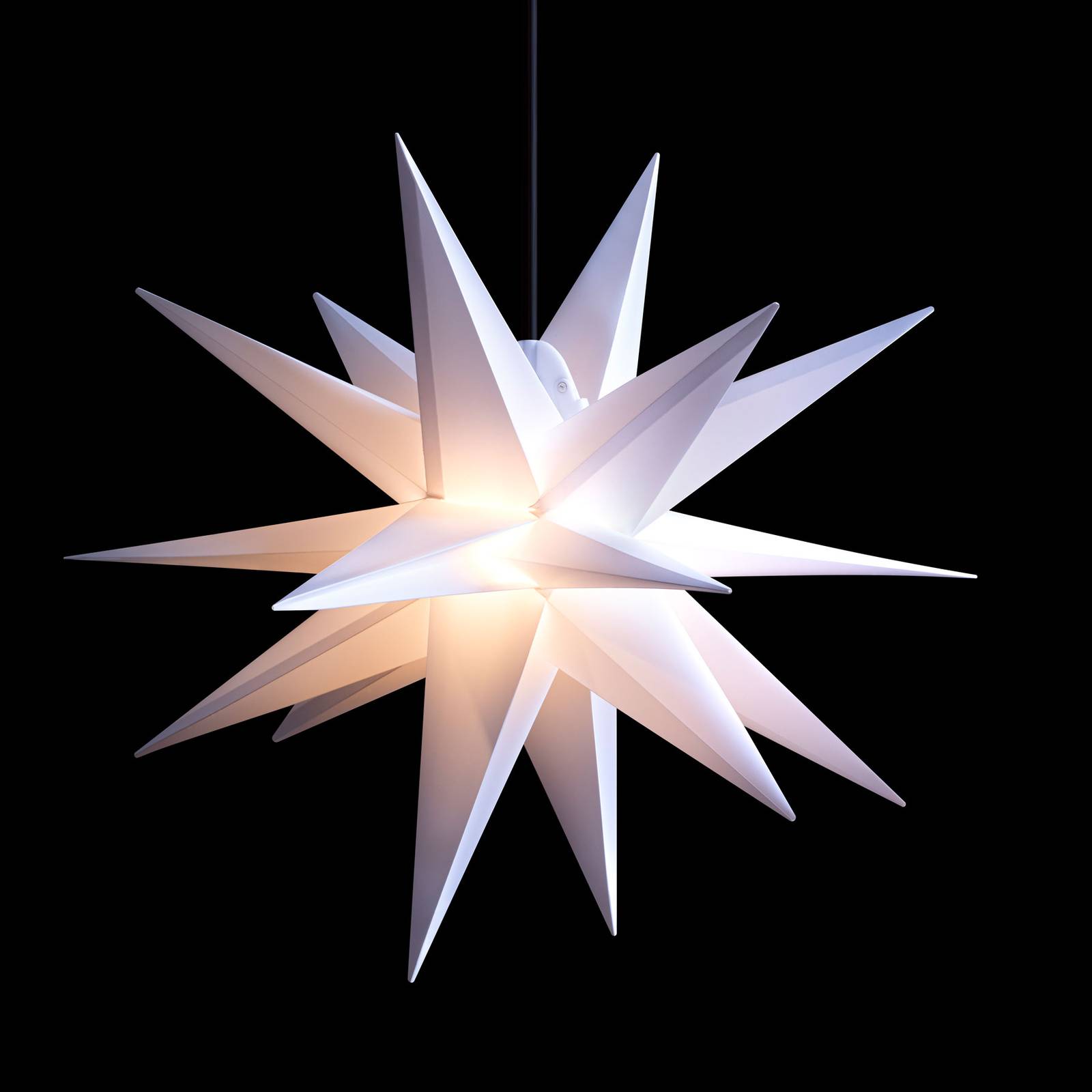 Sterntaler LED-Stern für außen, 18-Zacker, weiß, Ø 55 cm