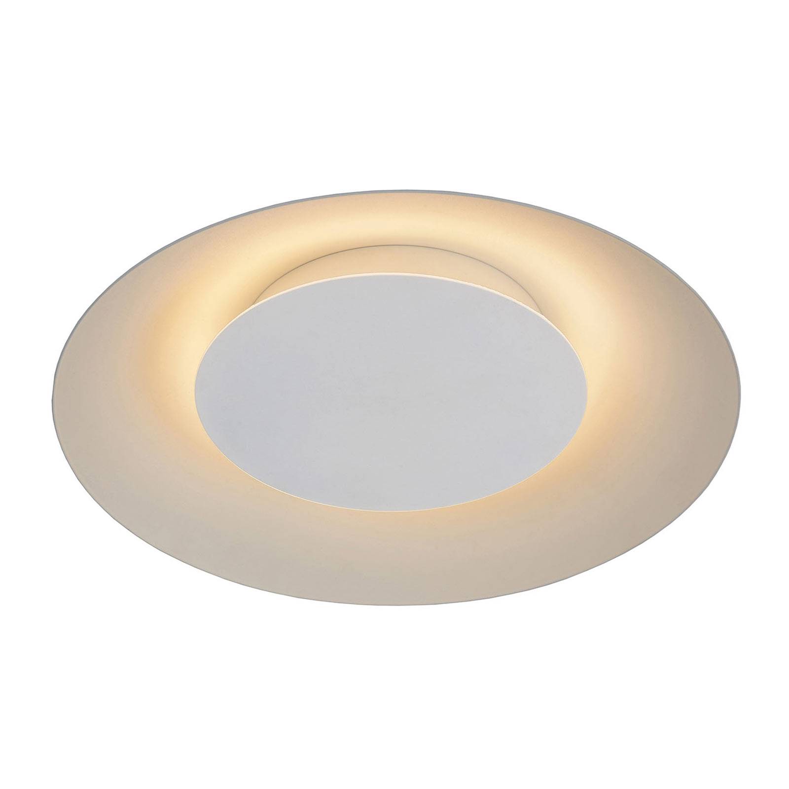 Lucide LED-Deckenleuchte Foskal in Weiß, Ø 34,5 cm