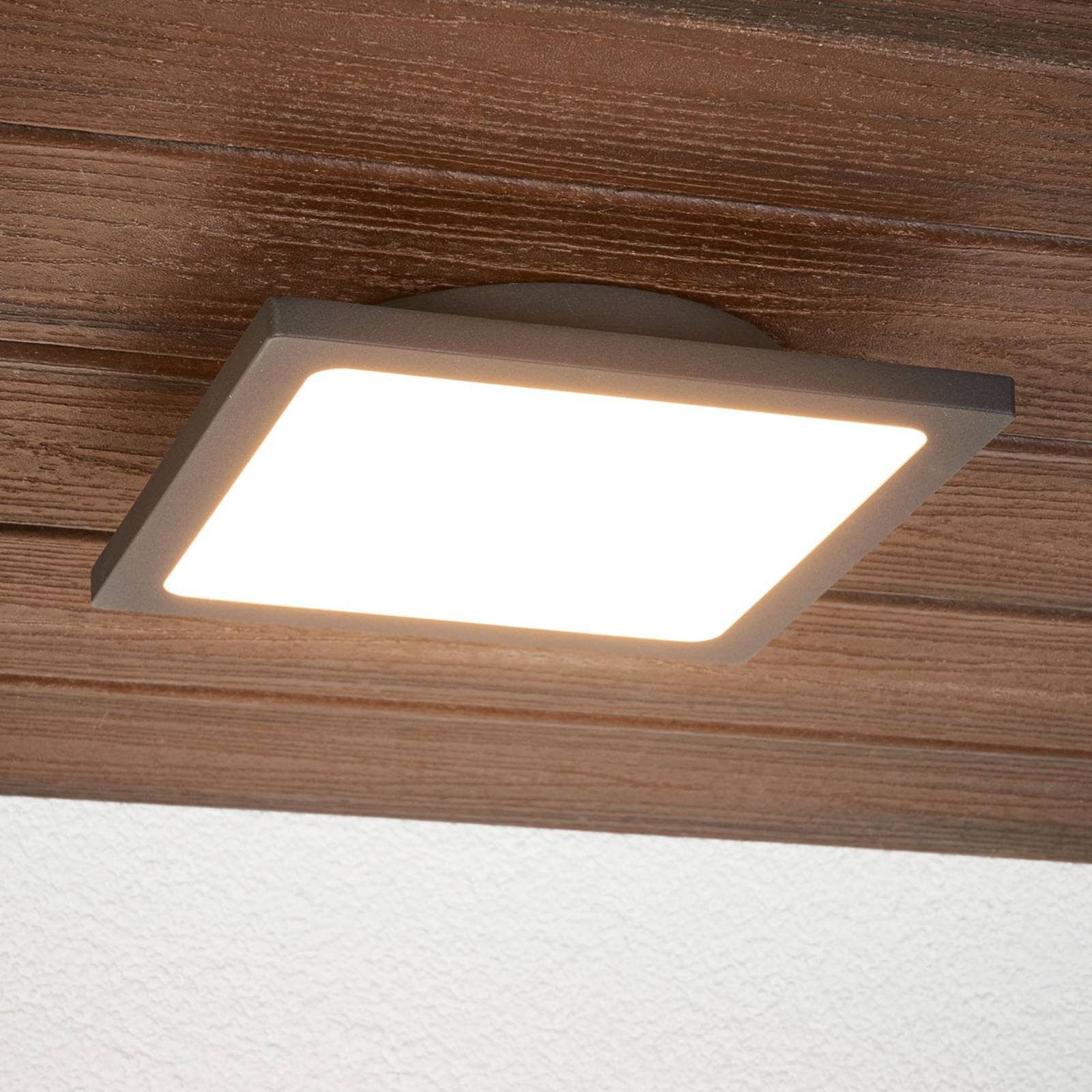 LUCANDE Mabella - LED-Außendeckenlampe mit Sensor