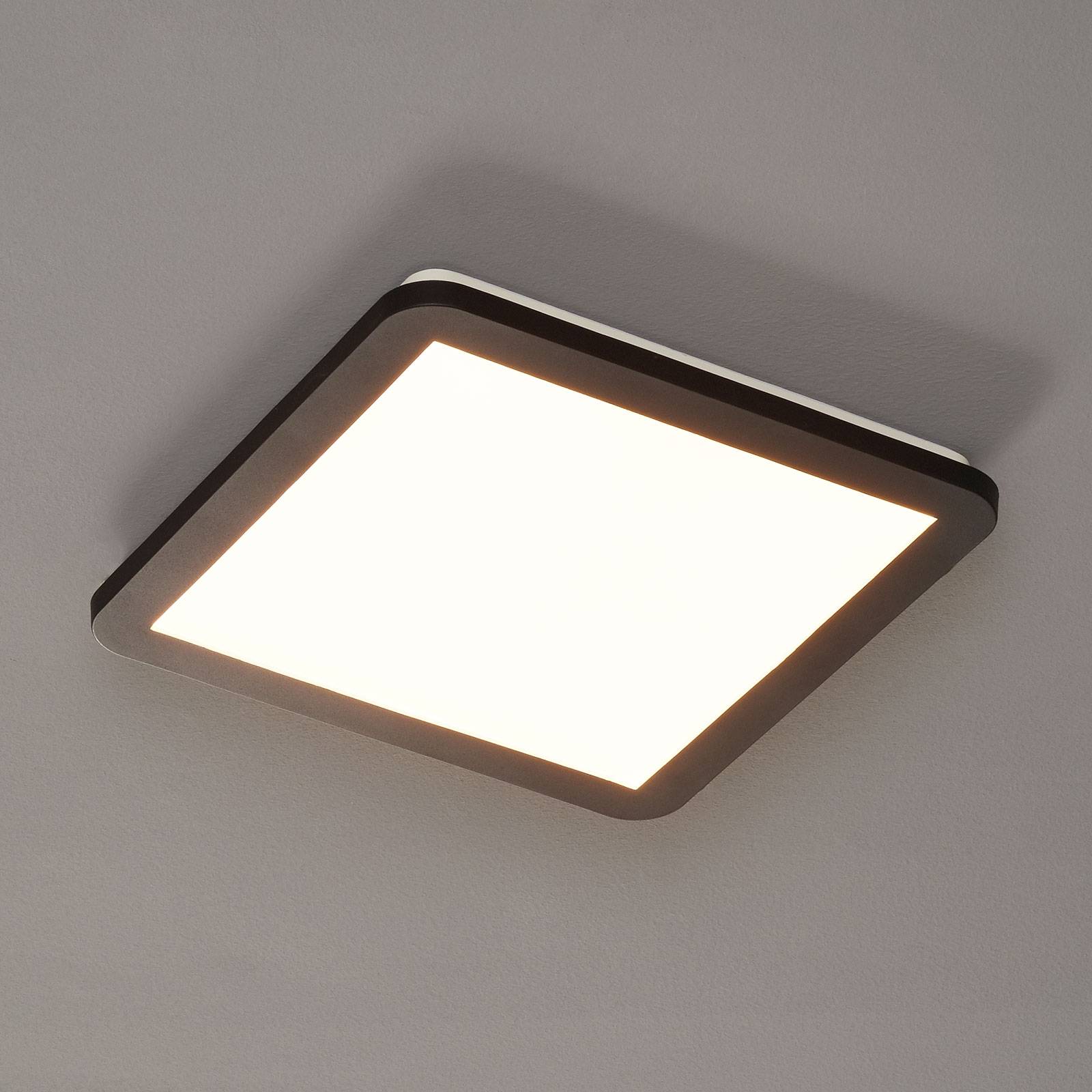 Reality Leuchten LED-Deckenleuchte Camillus, quadratisch, 30 cm