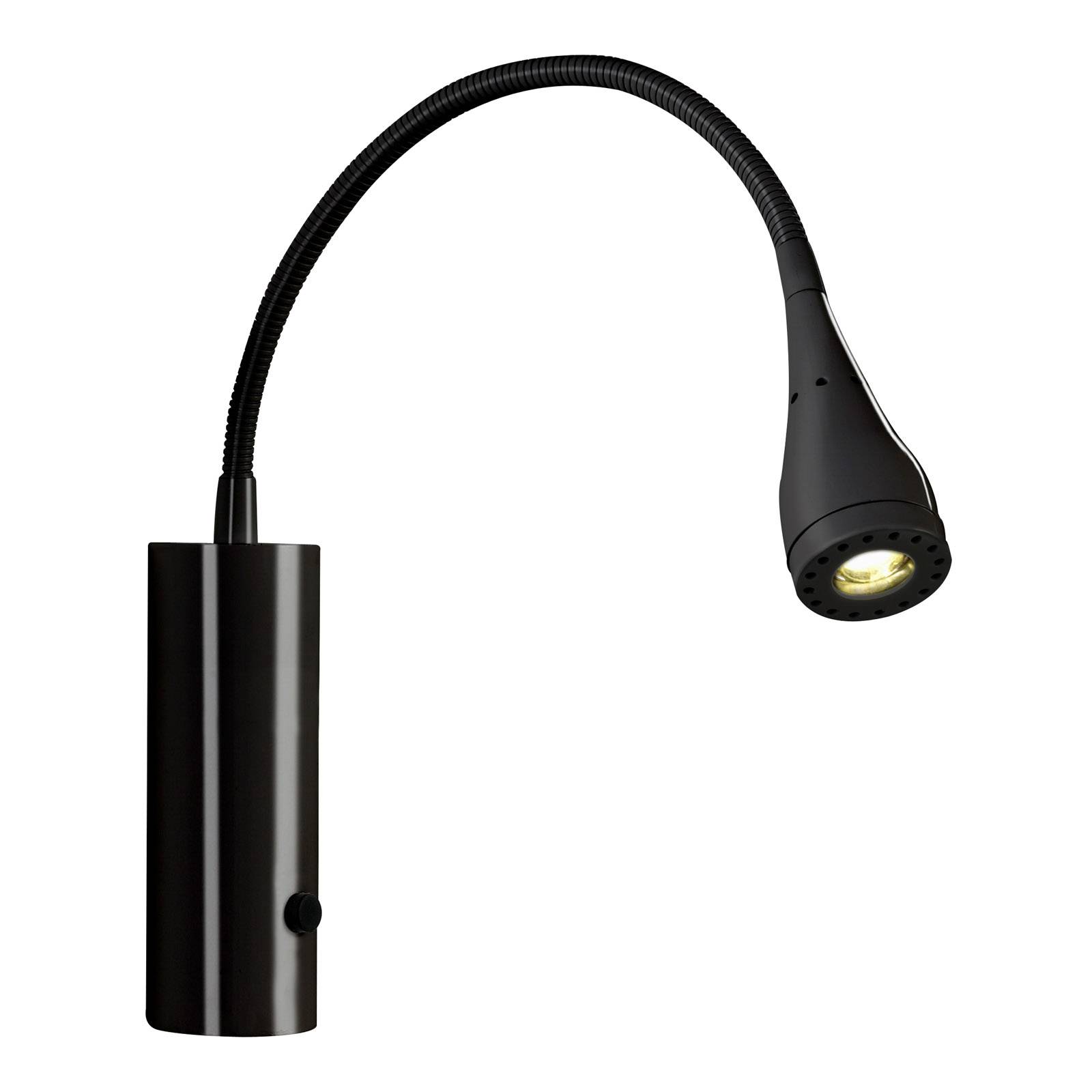 Nordlux LED-Wandleuchte Mento mit Flexarm, schwarz