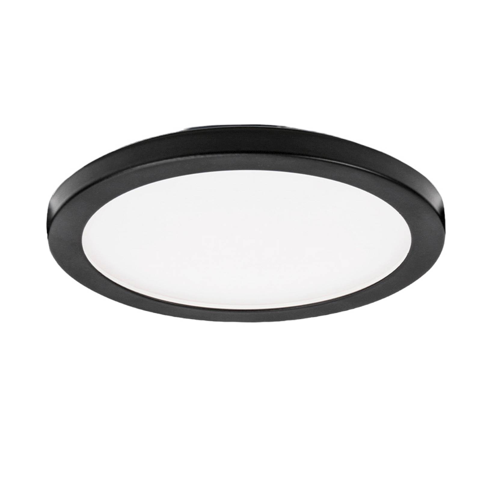 LightMe LED-Lampe GX53 8W CCT 2.700/4.000K Ø14,5cm schwarz