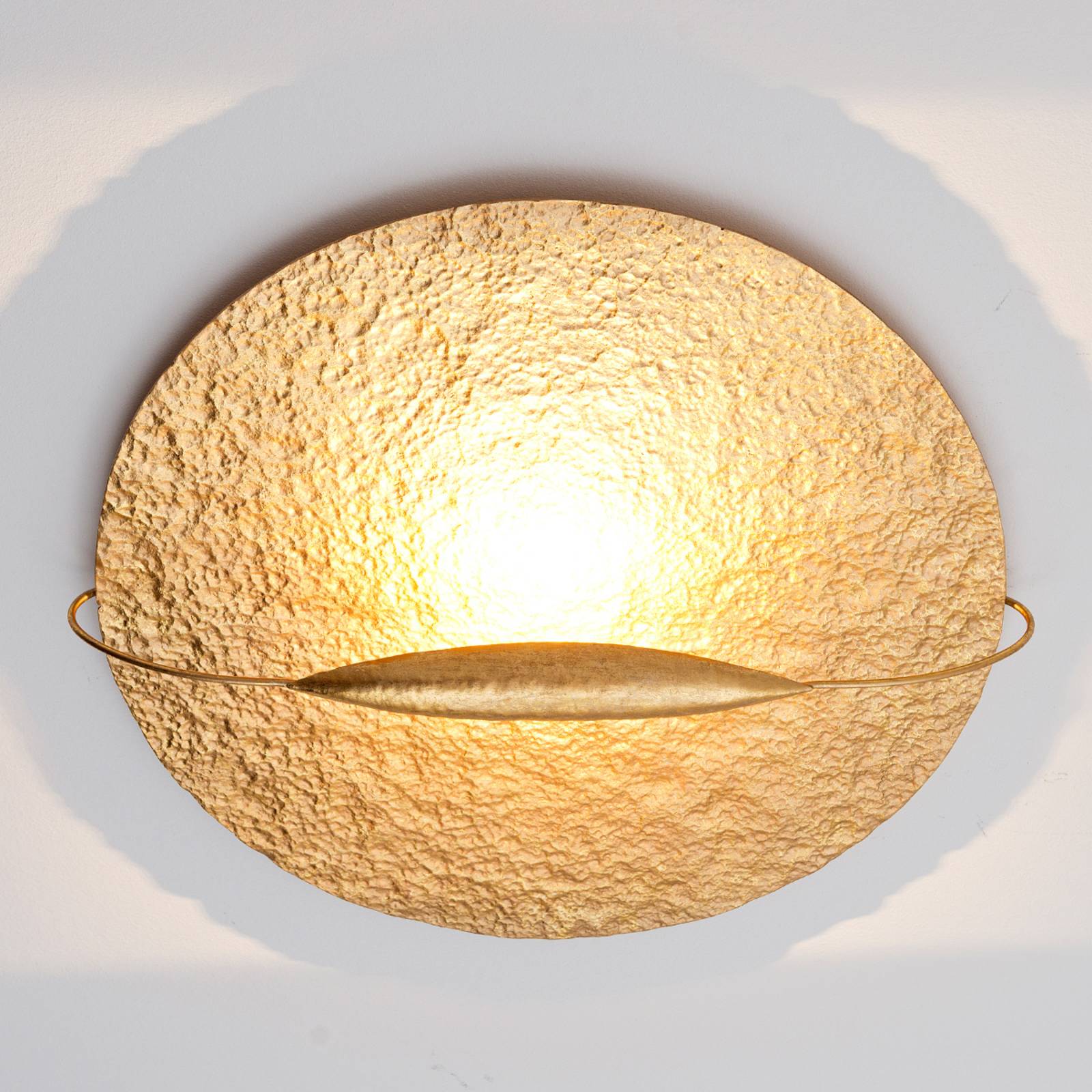 Holländer Goldfarbene LED-Deckenlampe Trabant