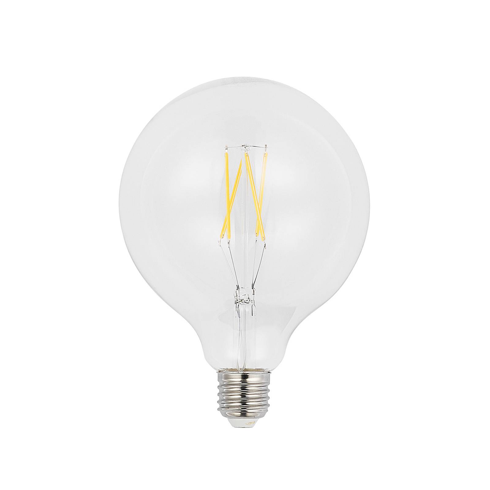 Arcchio LED-Lampe E27 6W 2.700K G125 Globe, Filament, klar
