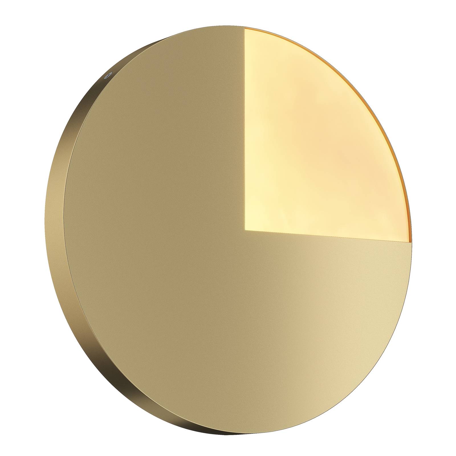 Maytoni Jupiter LED-Wandlampe, gold, Ø 38,1cm