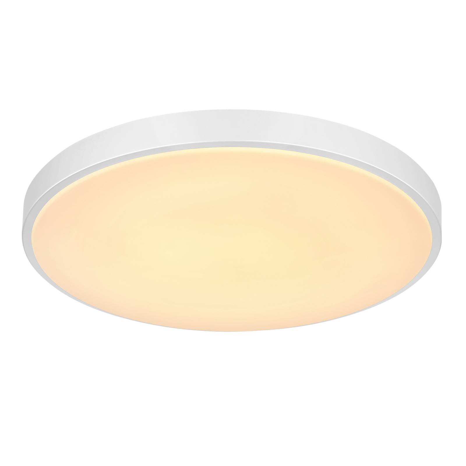 Globo LED-Deckenleuchte Sonny, silber, CCT, Ø 50,5 cm
