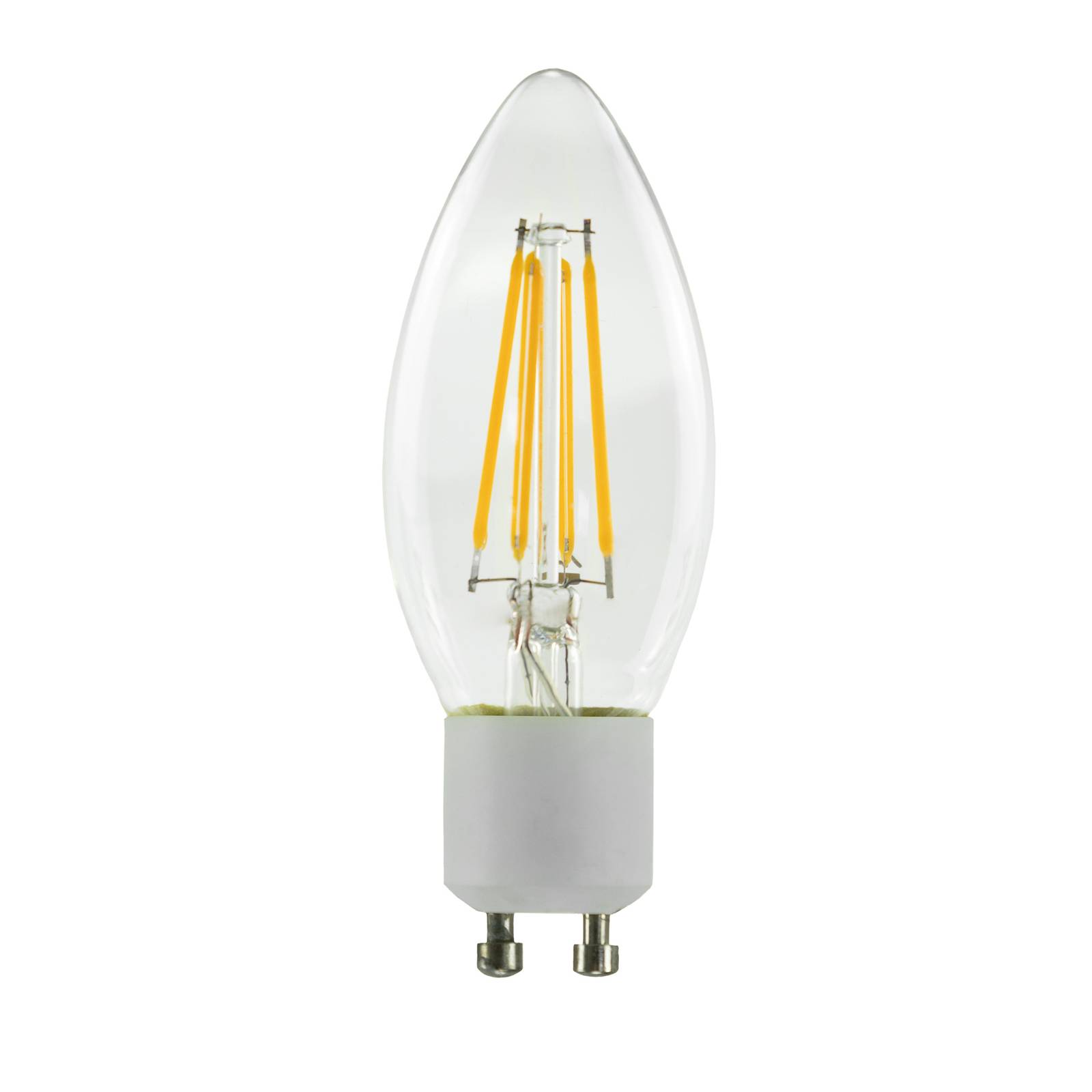 SEGULA LED-Kerzenlampe GU10 3W Filament dim 2.200K