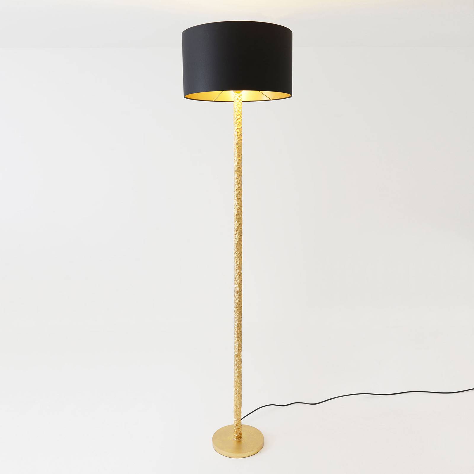 Holländer Stehlampe Cancelliere Rotonda Chintz schwarz/gold