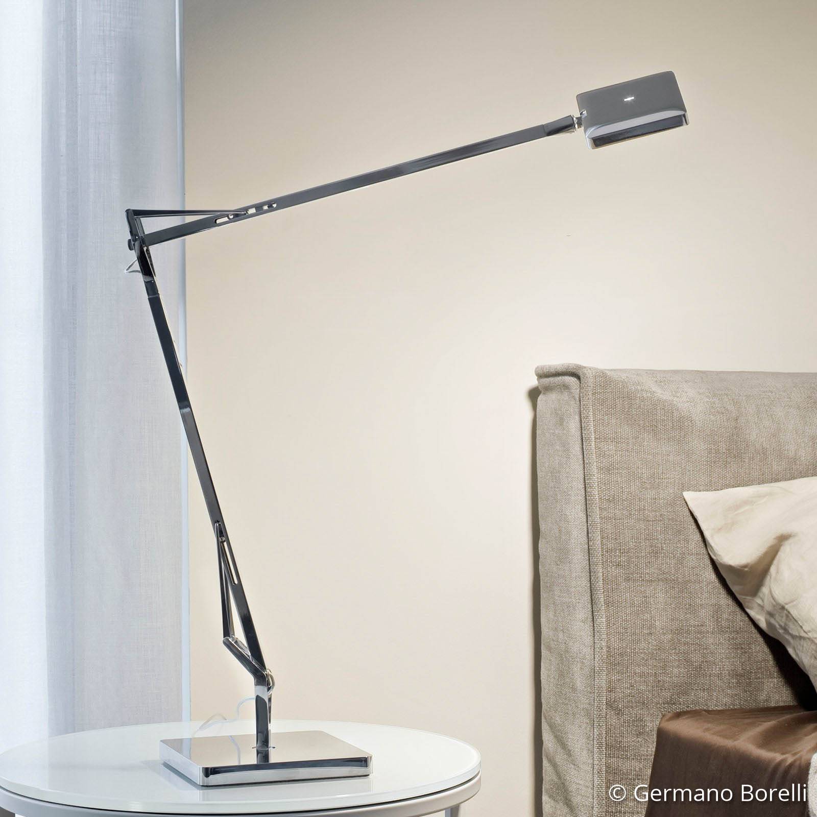 FLOS Kelvin Edge - LED-Schreibtischlampe anthrazit
