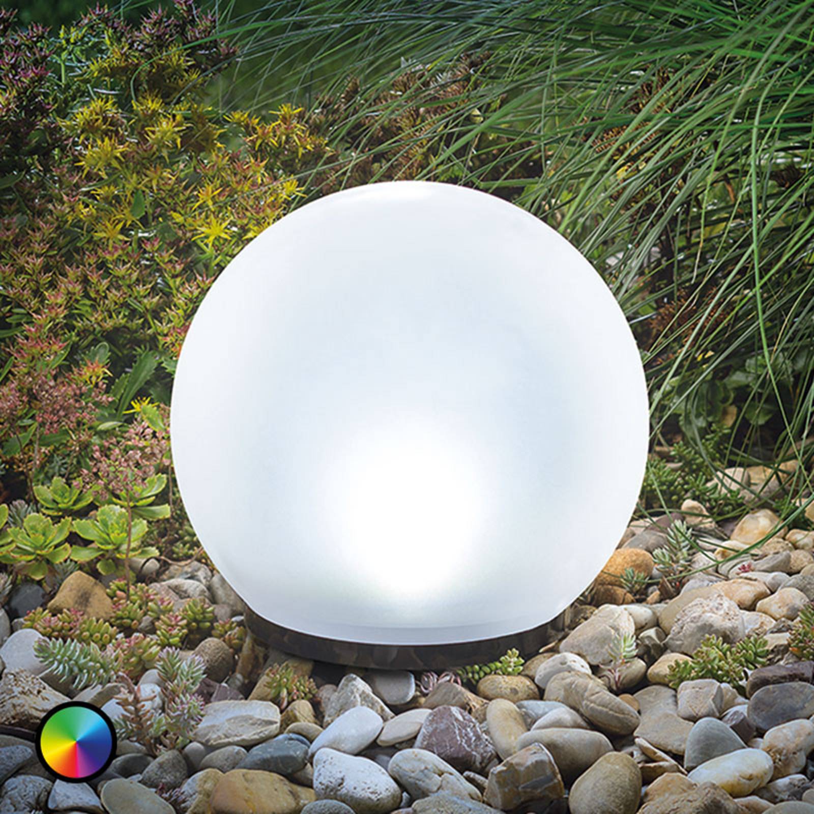 Esotec LED-Dekoleuchte Solarball multicolour, Ø 30 cm